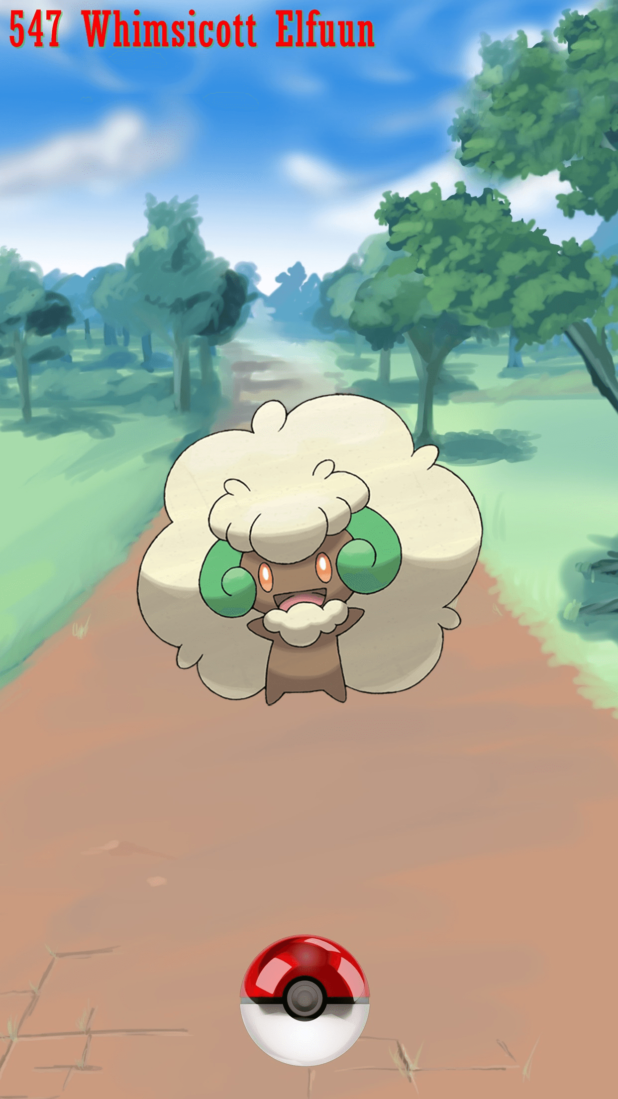 1250x2210 Street Pokeball Whimsicott Elfuun, Phone