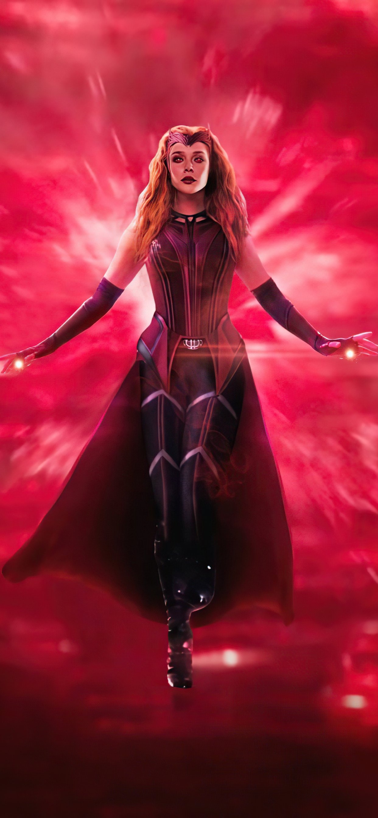 1250x2690 Scarlet Witch Wanda Vision Full Power Wallpaper Wallpaper Popular Scarlet Witch Wanda Vision Full Power Wallpaper Background, Phone