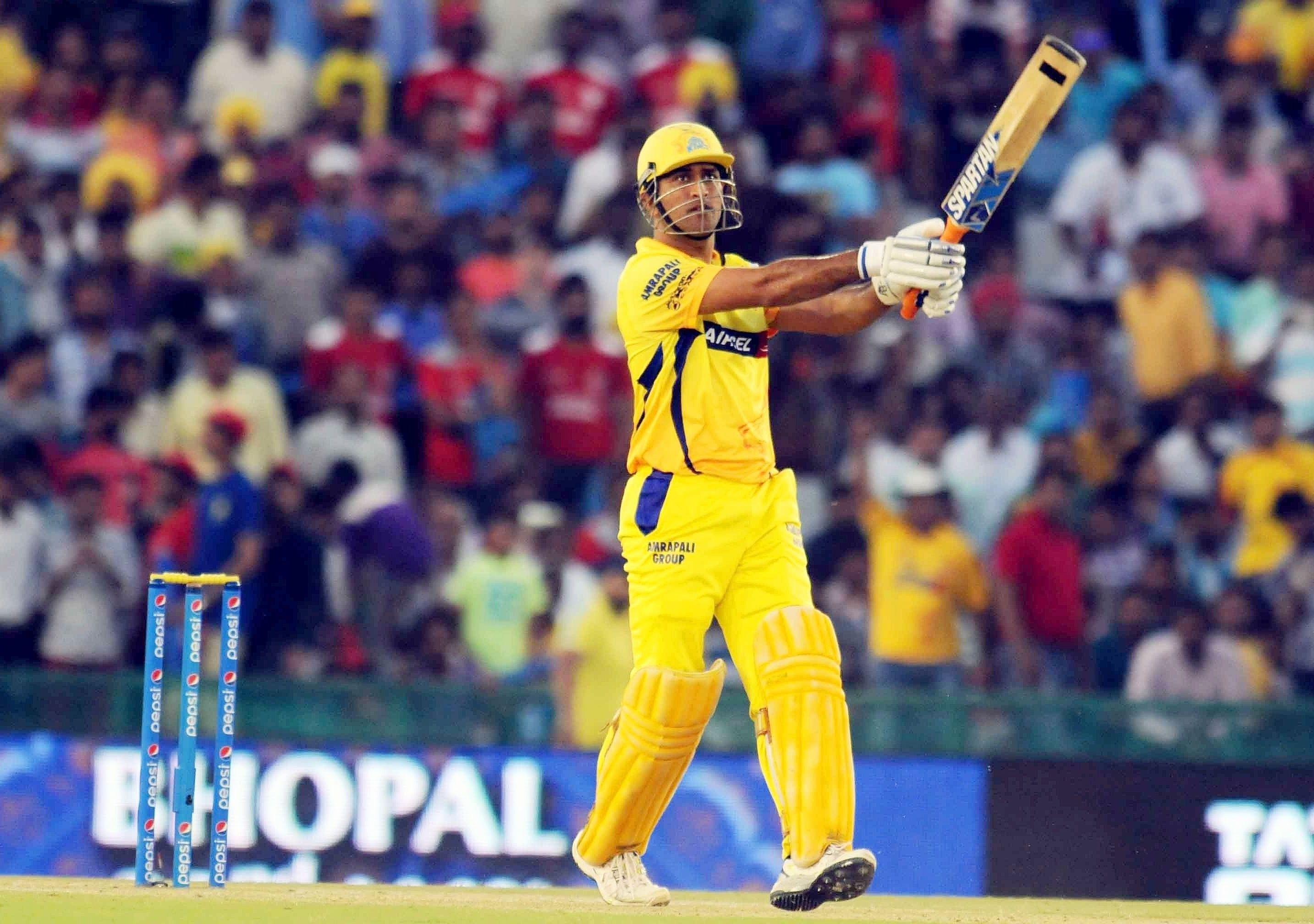 2870x2020 Free download MS Dhoni in CSK IPL Match Wallpaper HD Wallpaper, Desktop