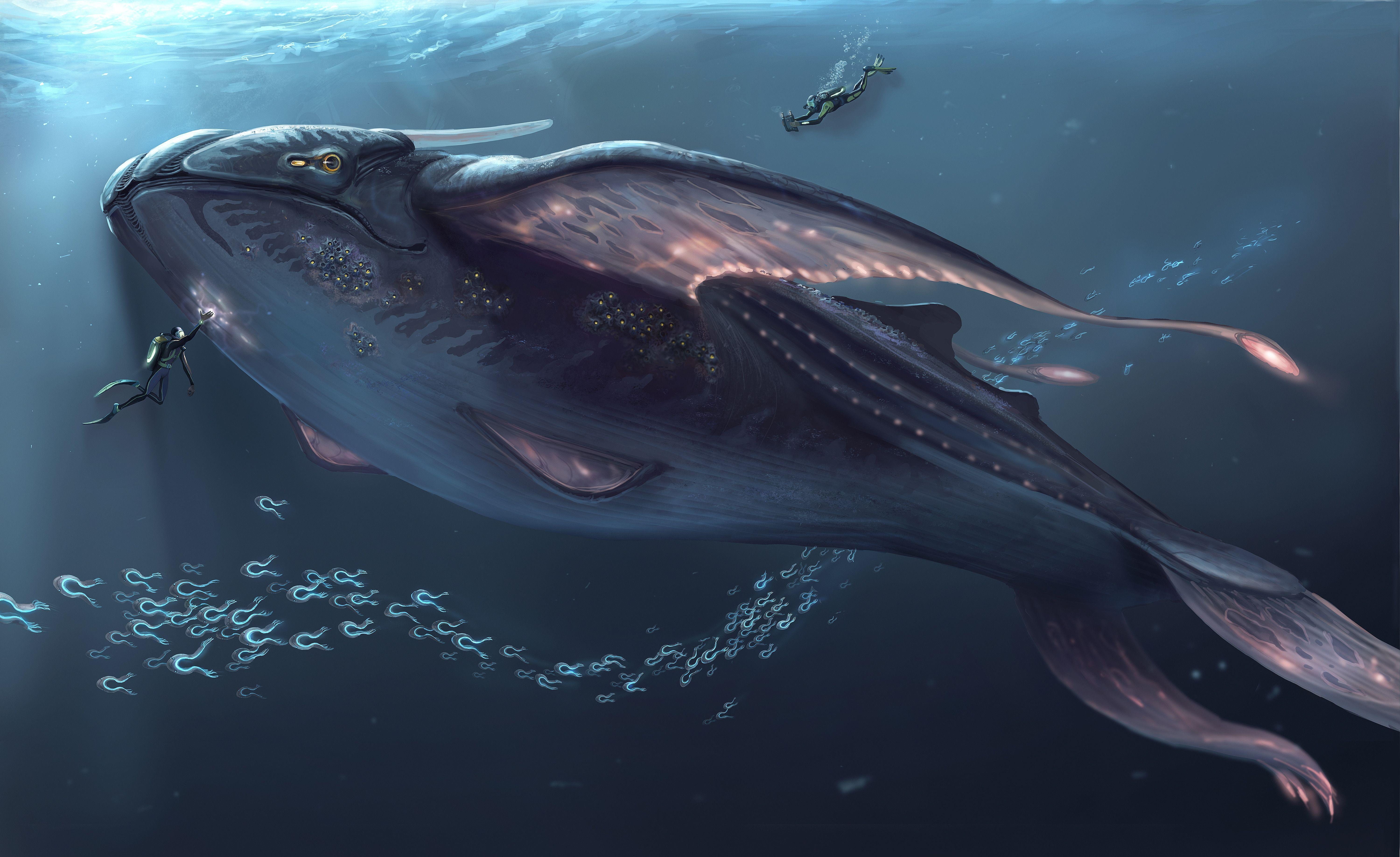 6000x3680 Subnautica concept art background, Desktop