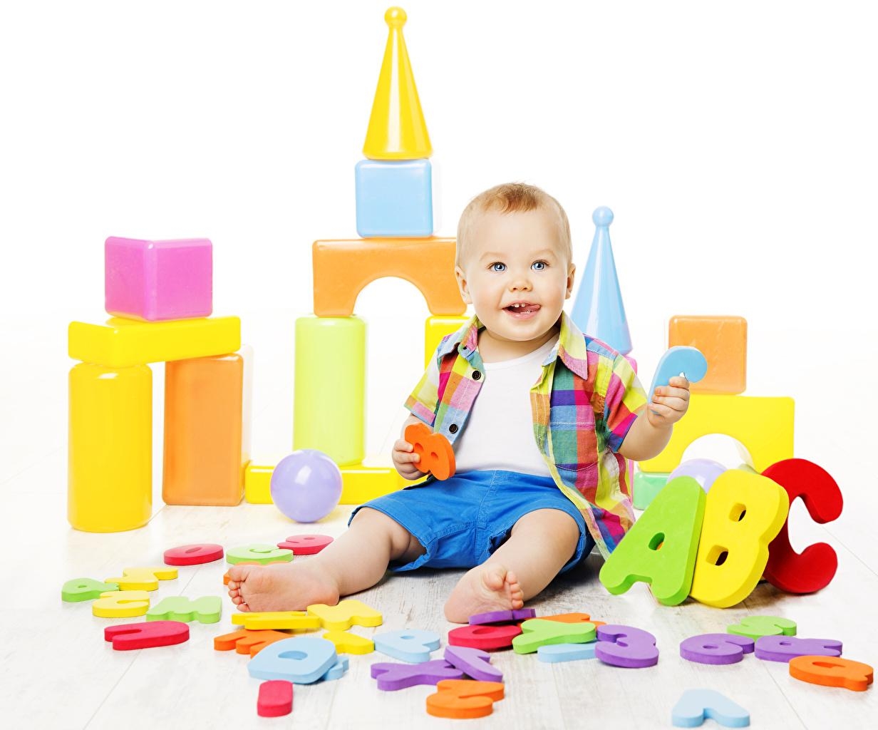 1240x1030 Wallpaper Boys Smile Children Toys White background, Desktop