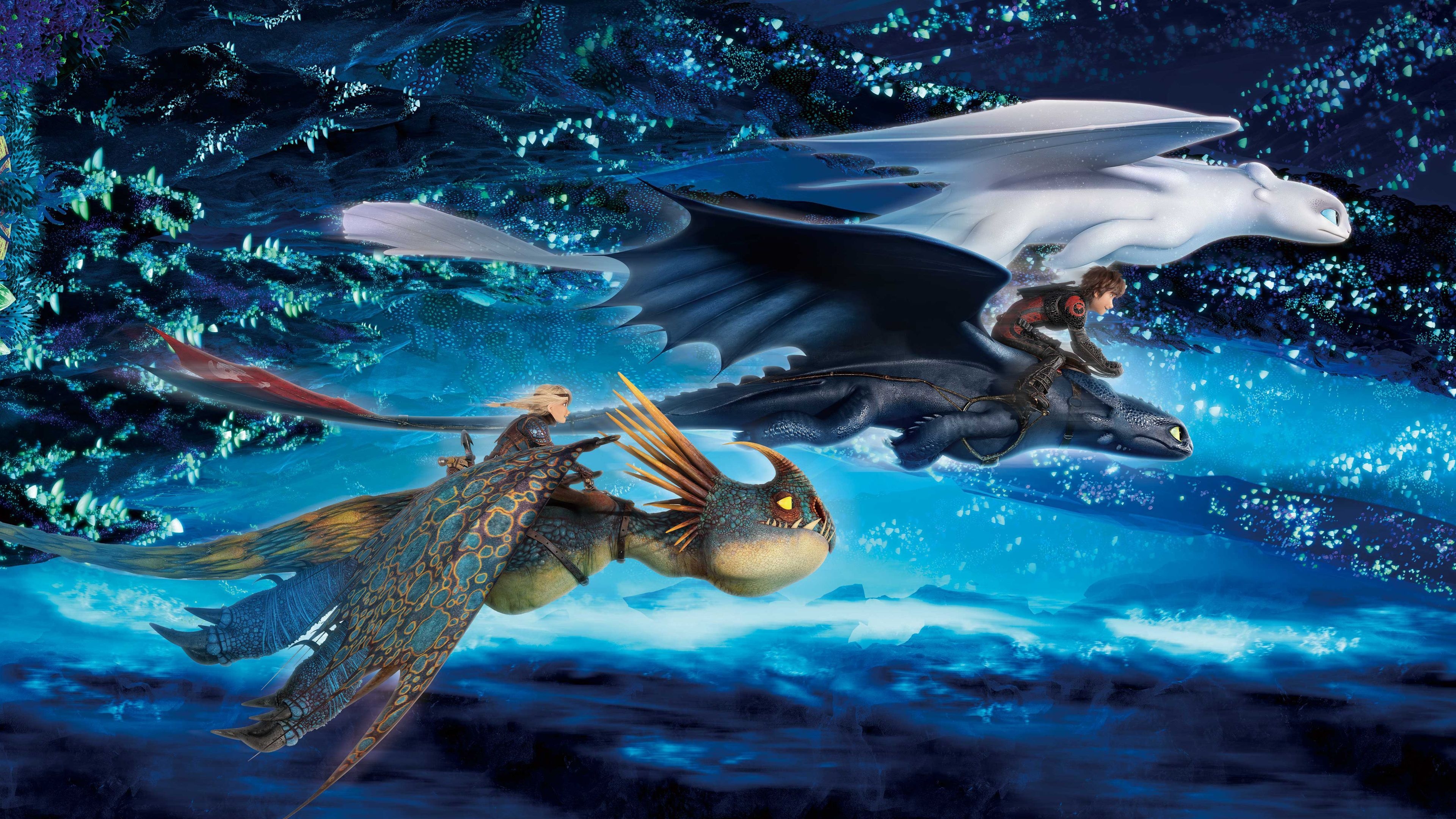 3840x2160 How To Train Your Dragon The Hidden World Imax movies wallpaper, light fury wallpaper, how to. How train your dragon, How to train your dragon, World wallpaper, Desktop