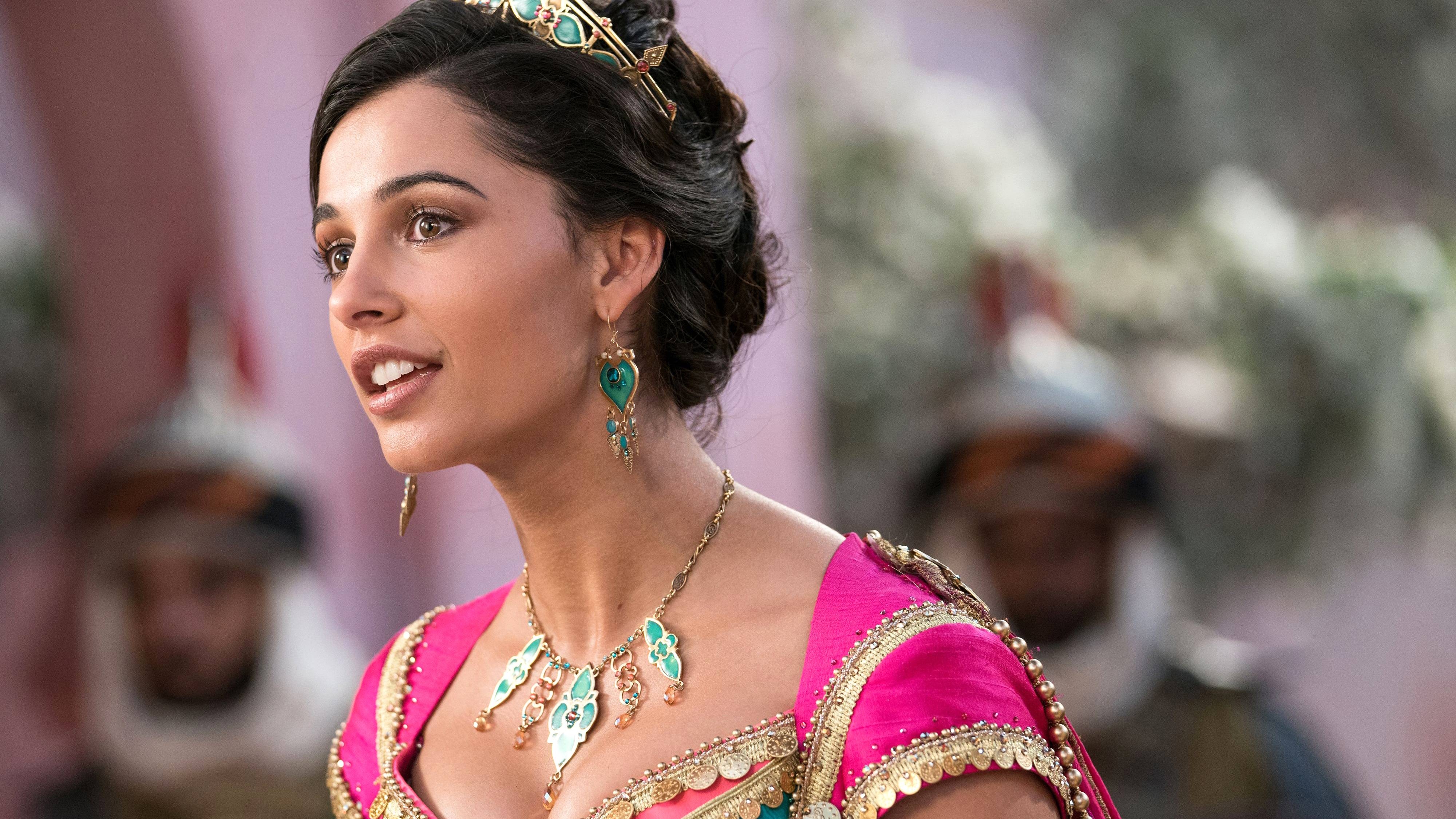 4000x2250 Naomi Scott as Princess Jasmine in Aladdin 4K Wallpaper, Desktop