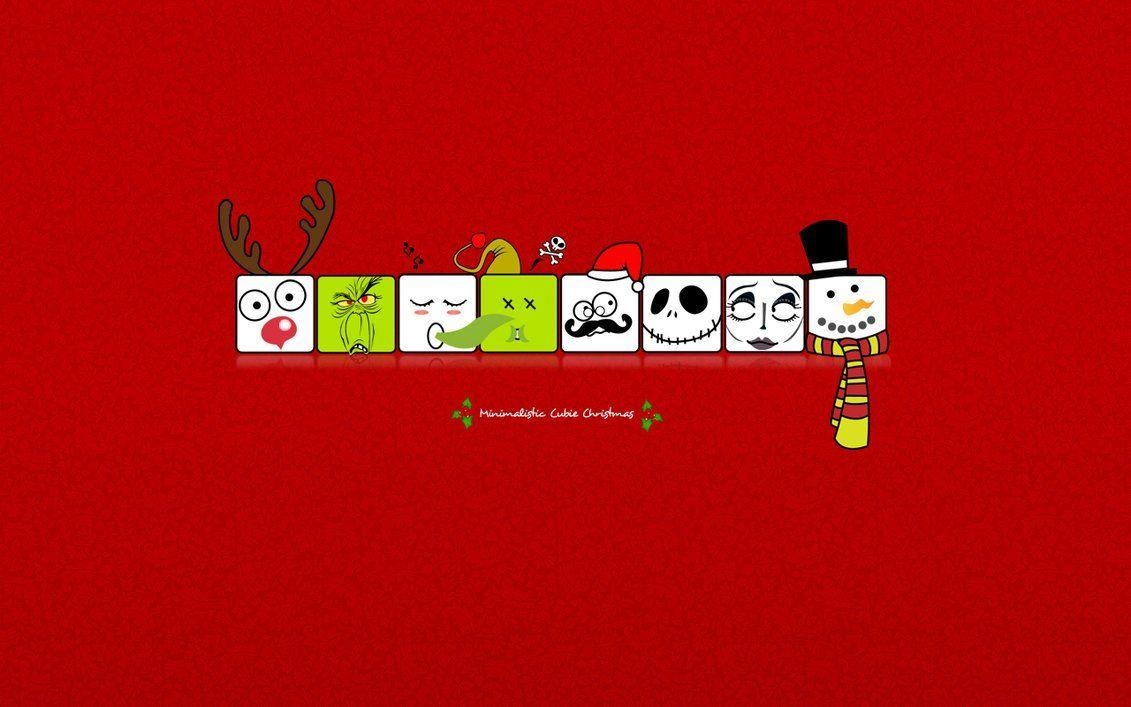 1140x710 Minimal Christmas Wallpaper for Desktop, Desktop