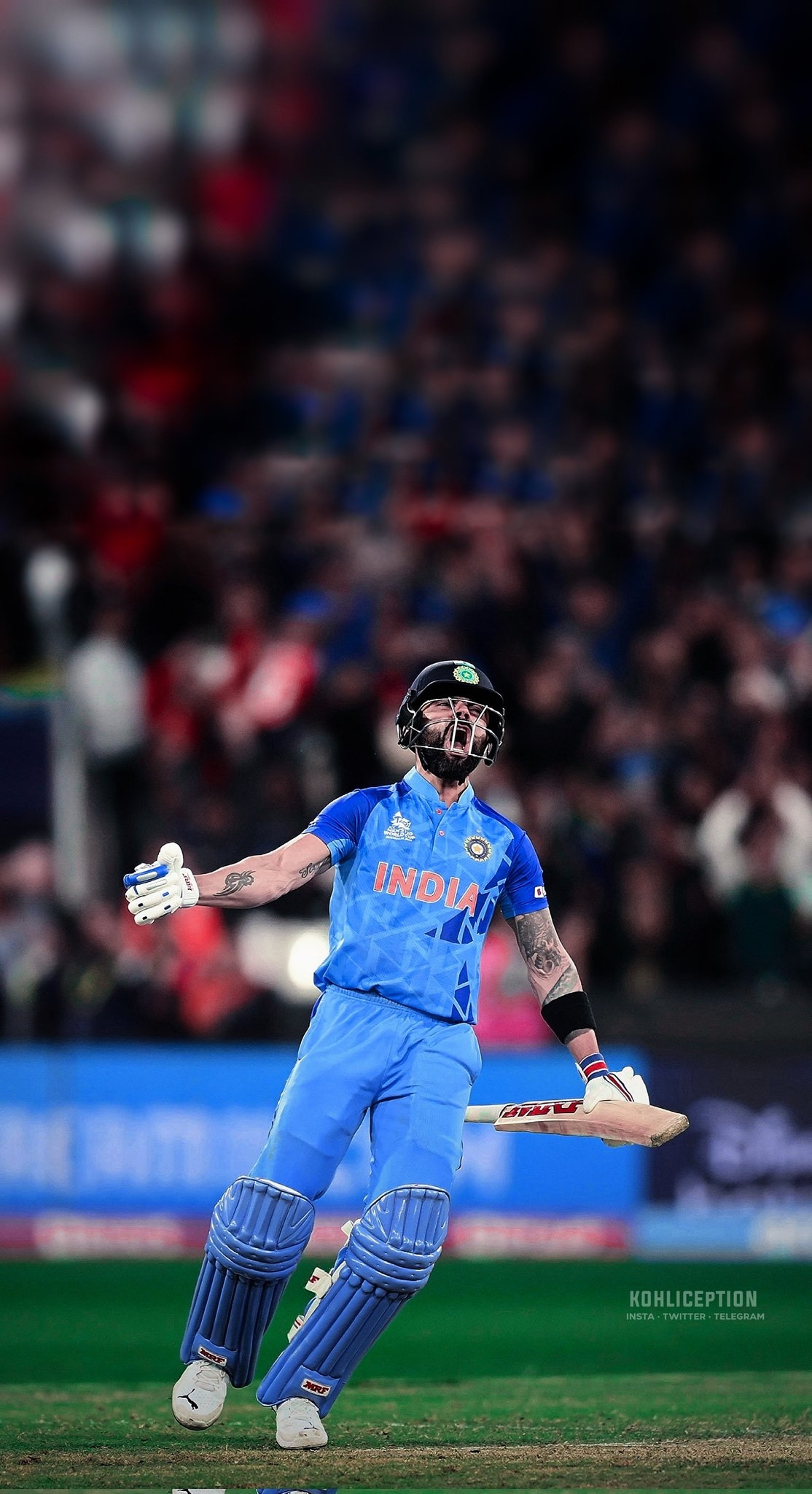 1120x2050 Kc Thread On HDQ Wallpaper Of Virat Kohli's Celebration After Win Against Pakistan. (1 N).. #Viratkohli, Phone