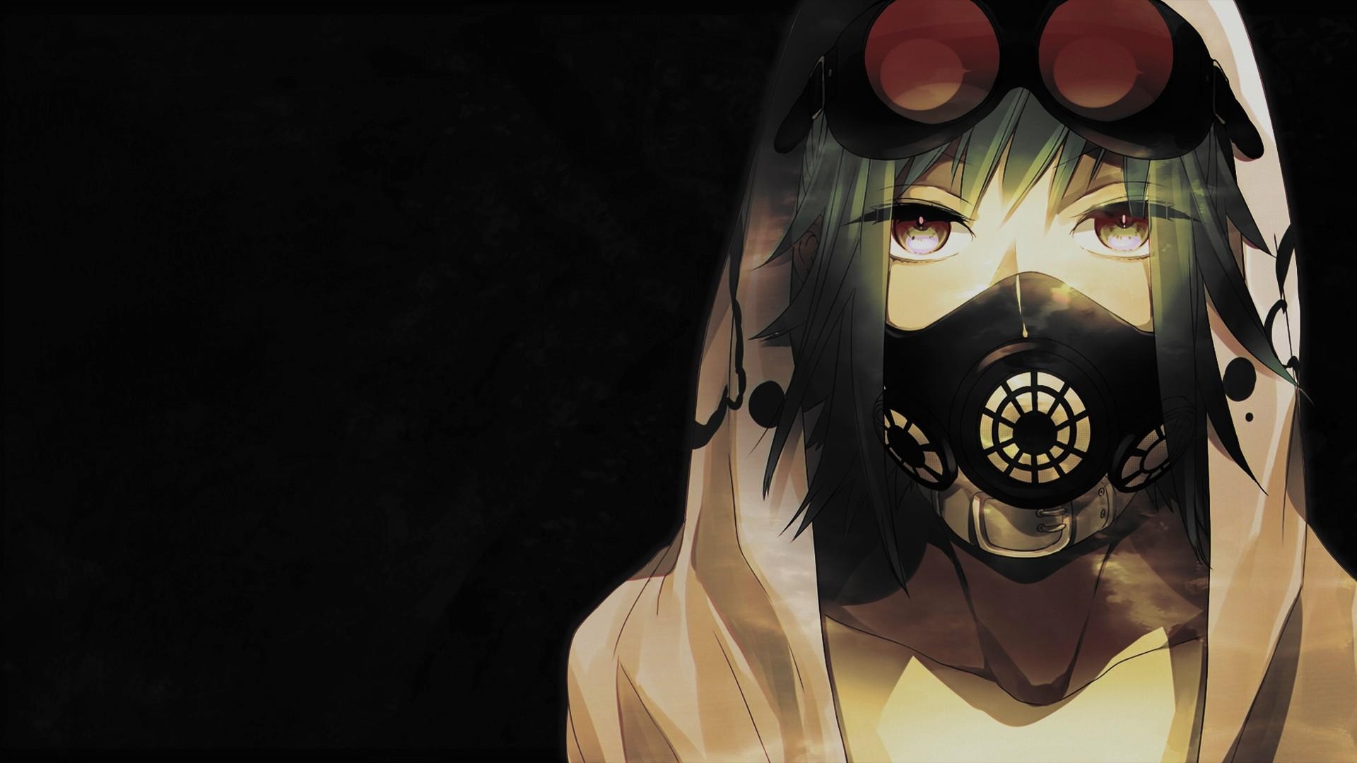 1920x1080 Anime Gas Mask Wallpaper, Desktop