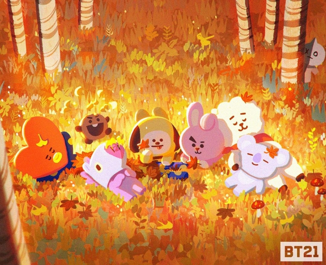 1080x880 Bts And Bt21 Image Autumn Wallpaper & Background Download, Desktop