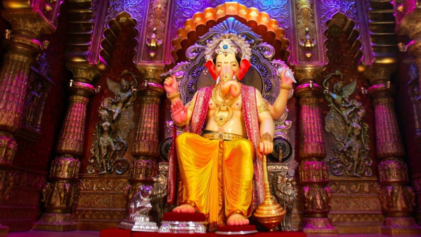 1360x770 Lalbaugcha Raja LIVE: Watch Lalbaugcha Raja Visarjan in Mumbai. CNT India. Condé Nast Traveller India, Desktop