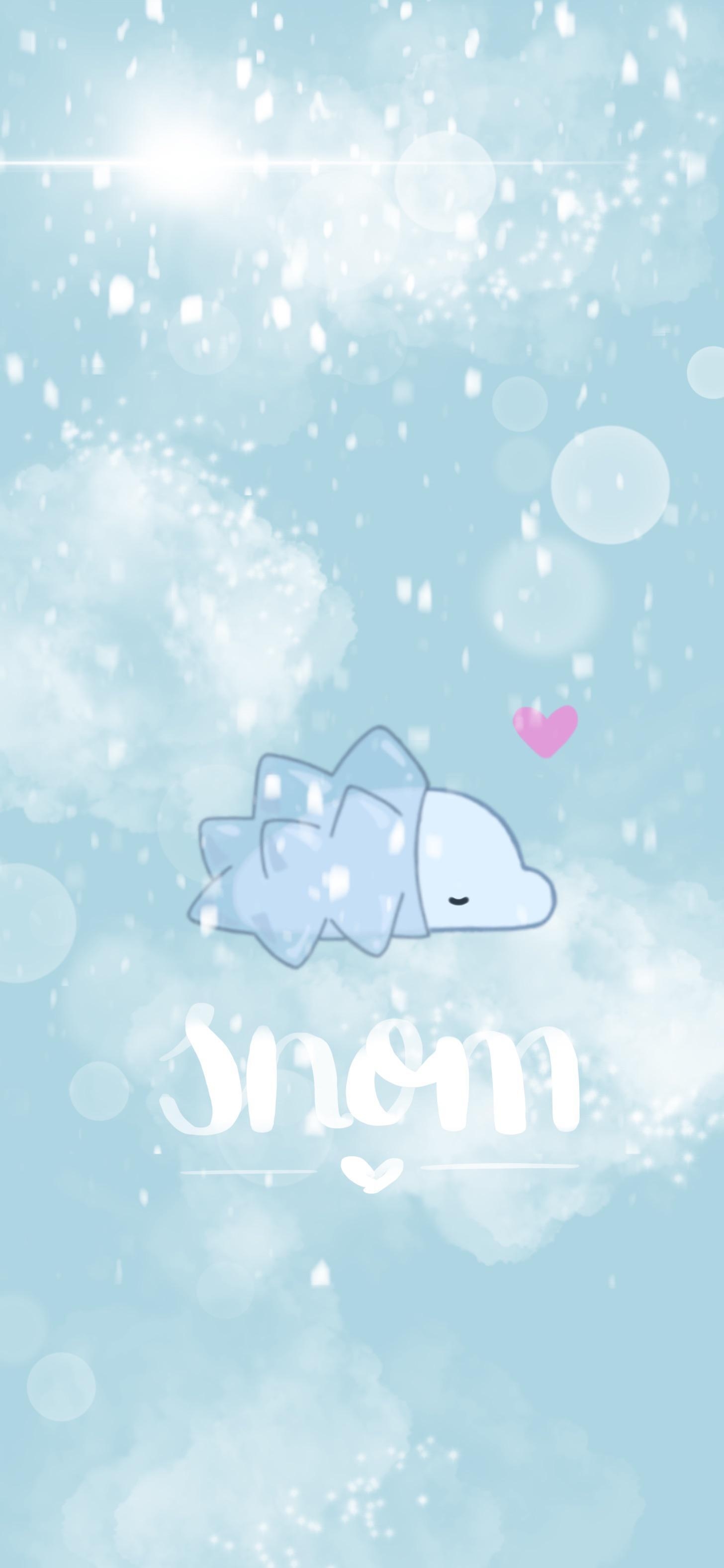 1460x3160 A snowy snom for my phone background this winter or forever, Phone