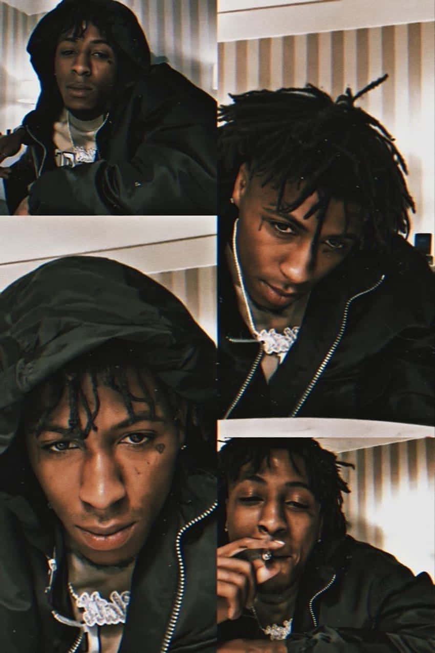 850x1280 NBA Youngboy PFP Collage Wallpaper, Phone