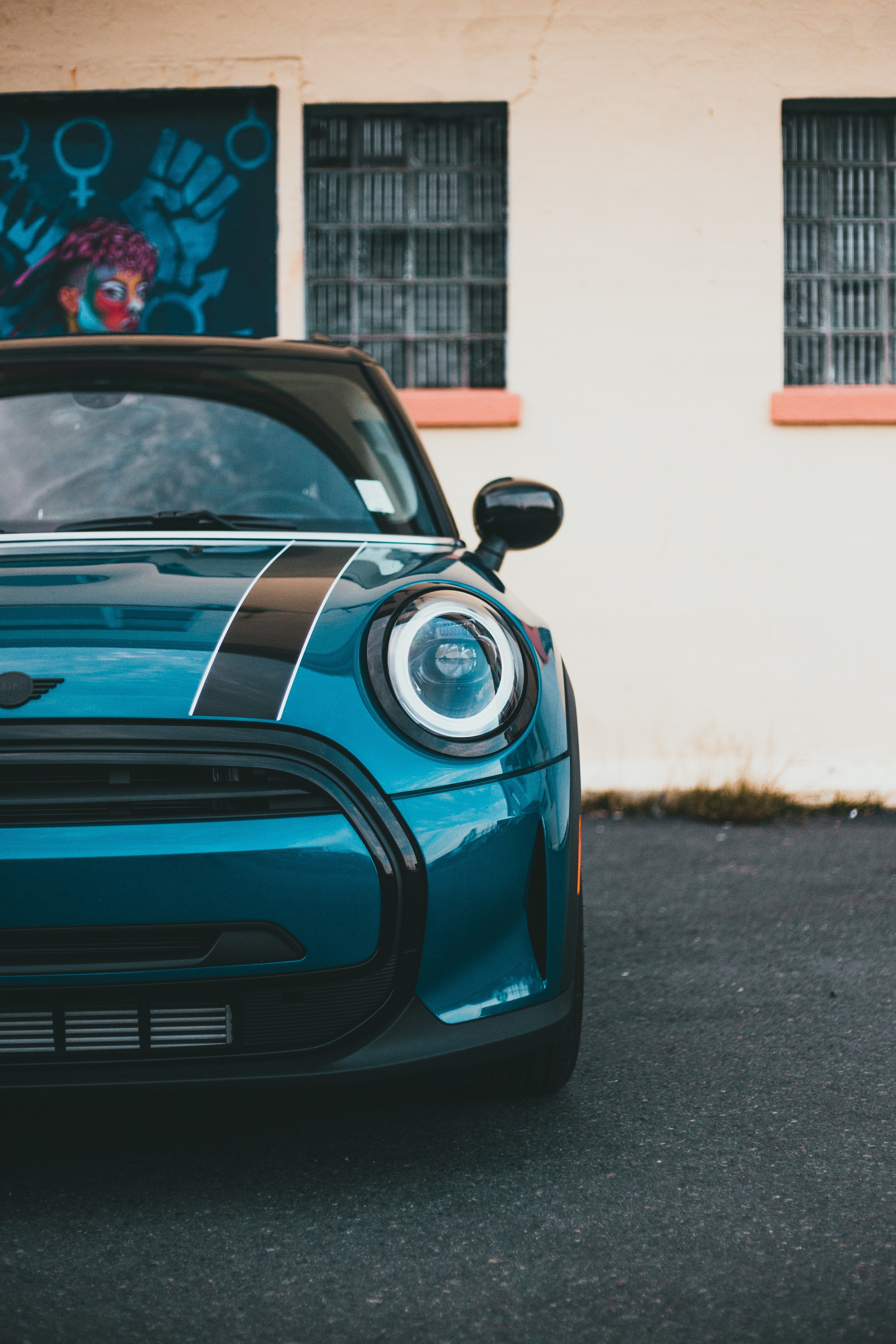 3530x5300 A Blue Mini Cooper · Free, Phone