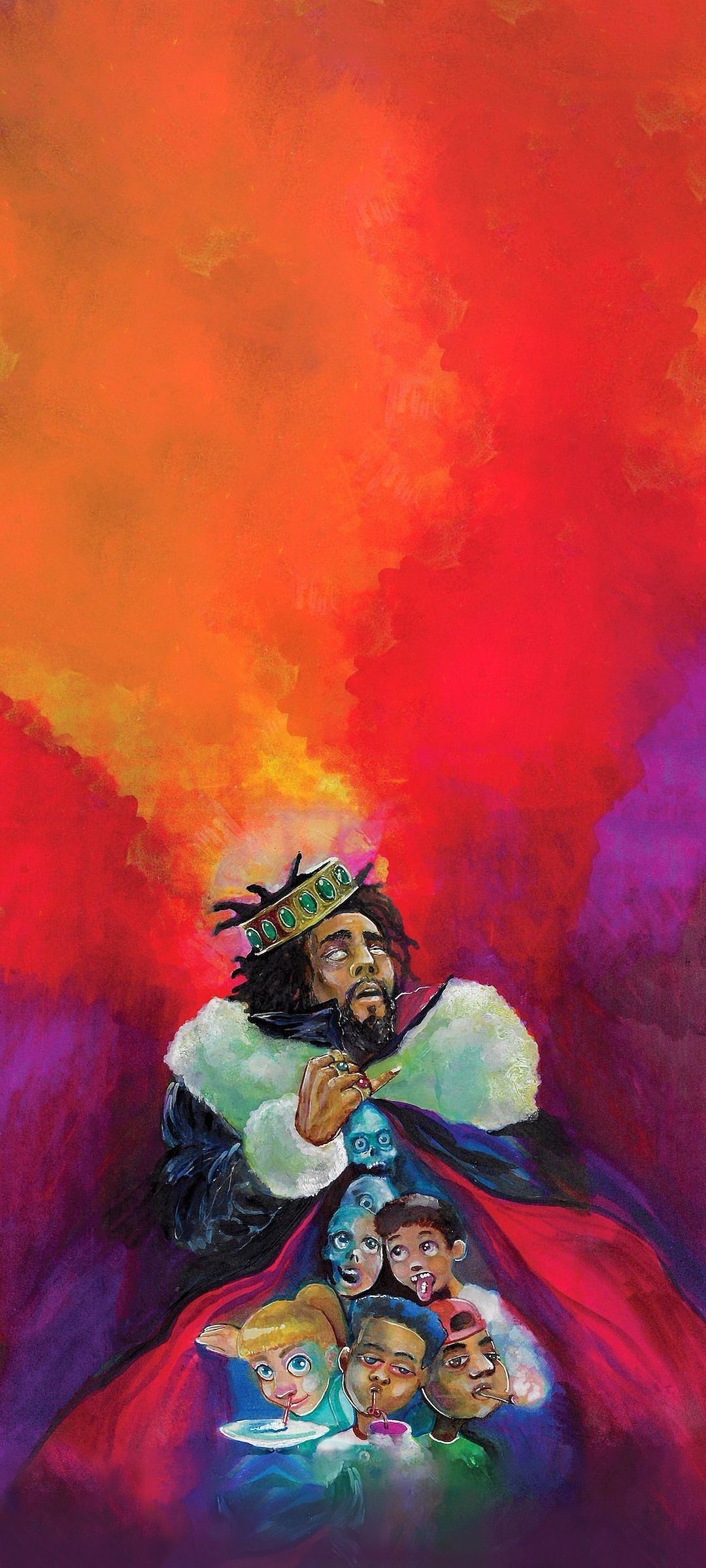 1080x2400 KOD Album Cover 2400x1080 Wallpaper: Jcole, Phone