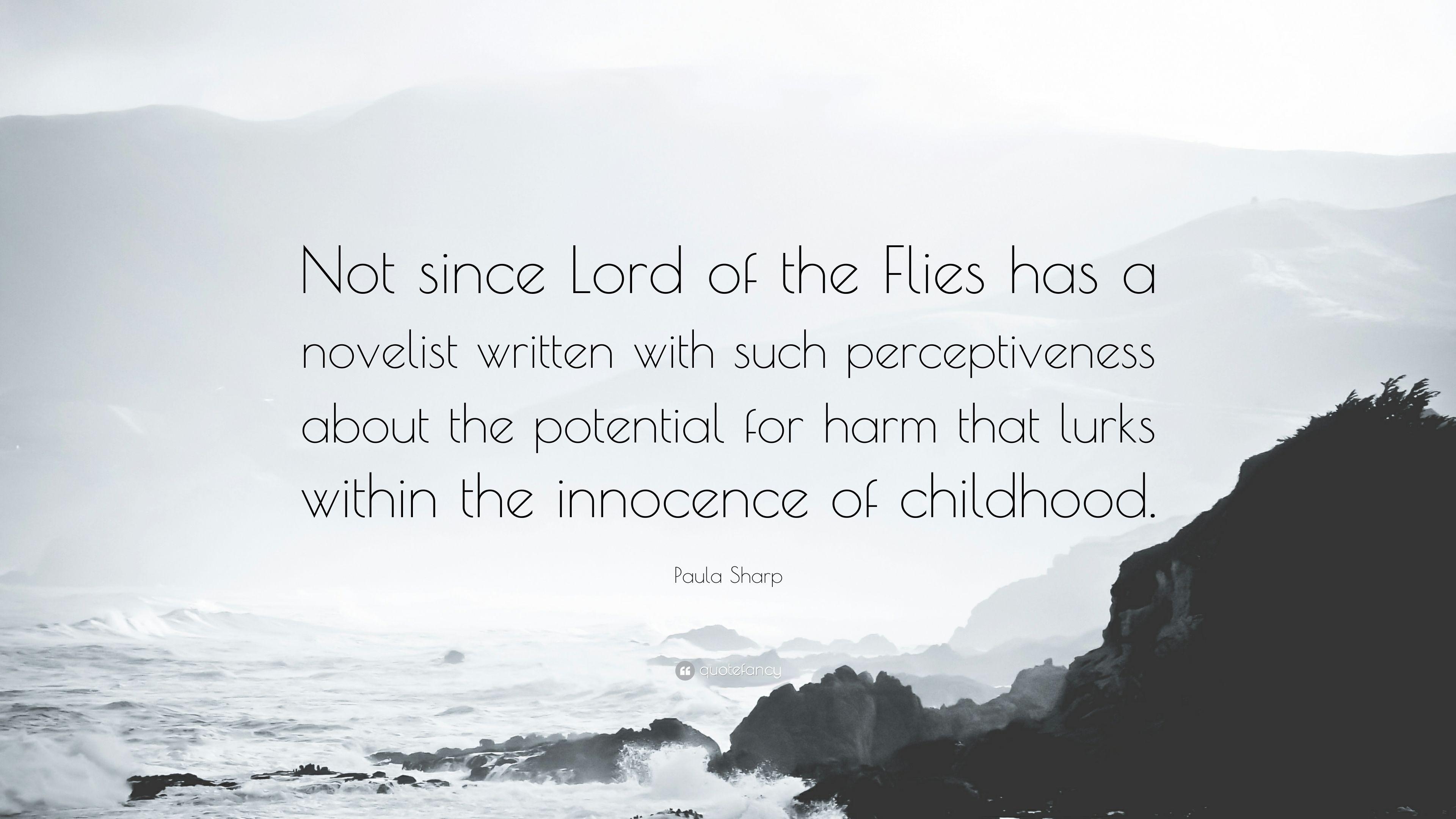 3840x2160 Paula Sharp Quote: “Not since Lord of the Flies has a novelist, Desktop