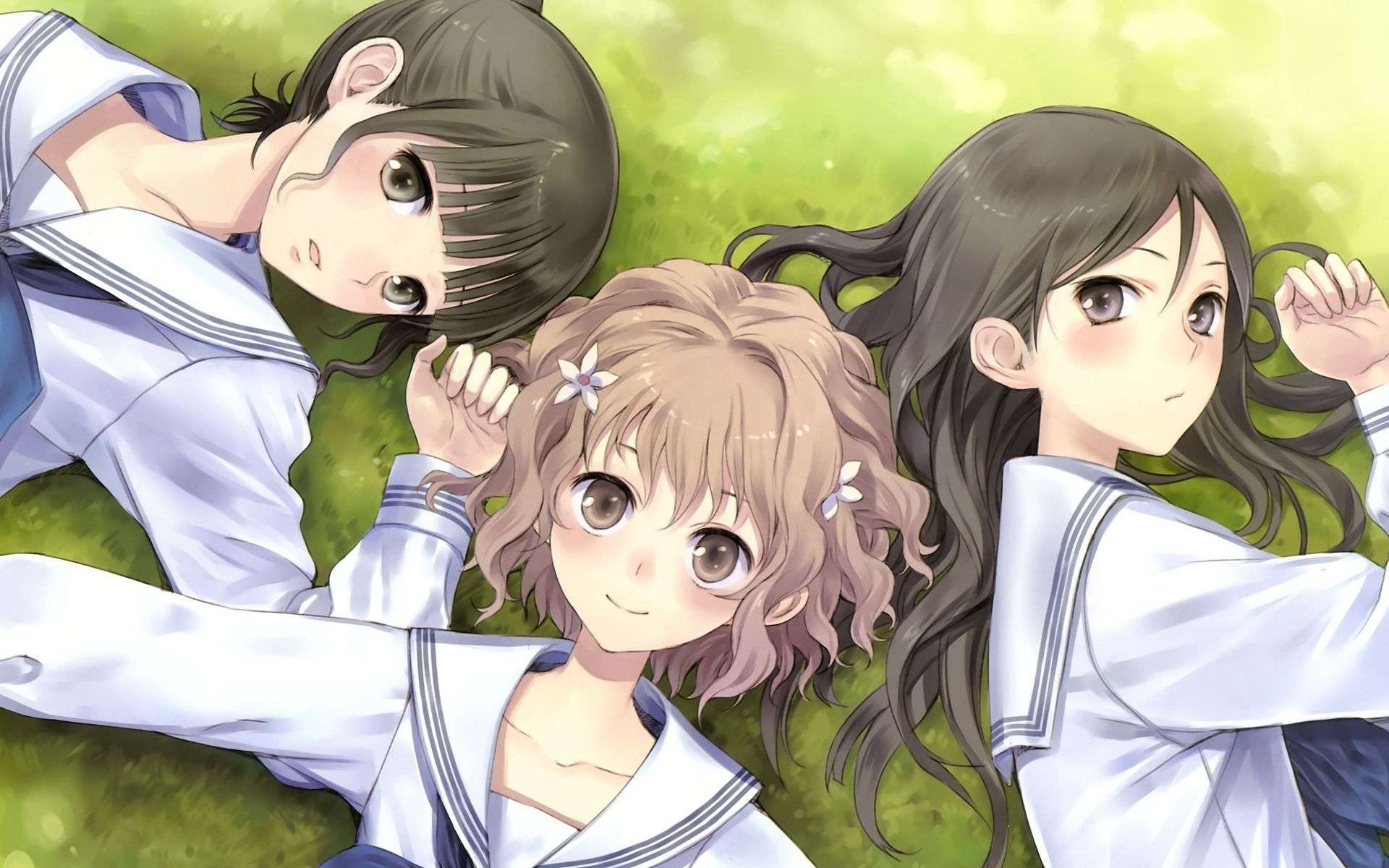 1920x1200 Cute Wallpaper For 3 Best Friends, Desktop