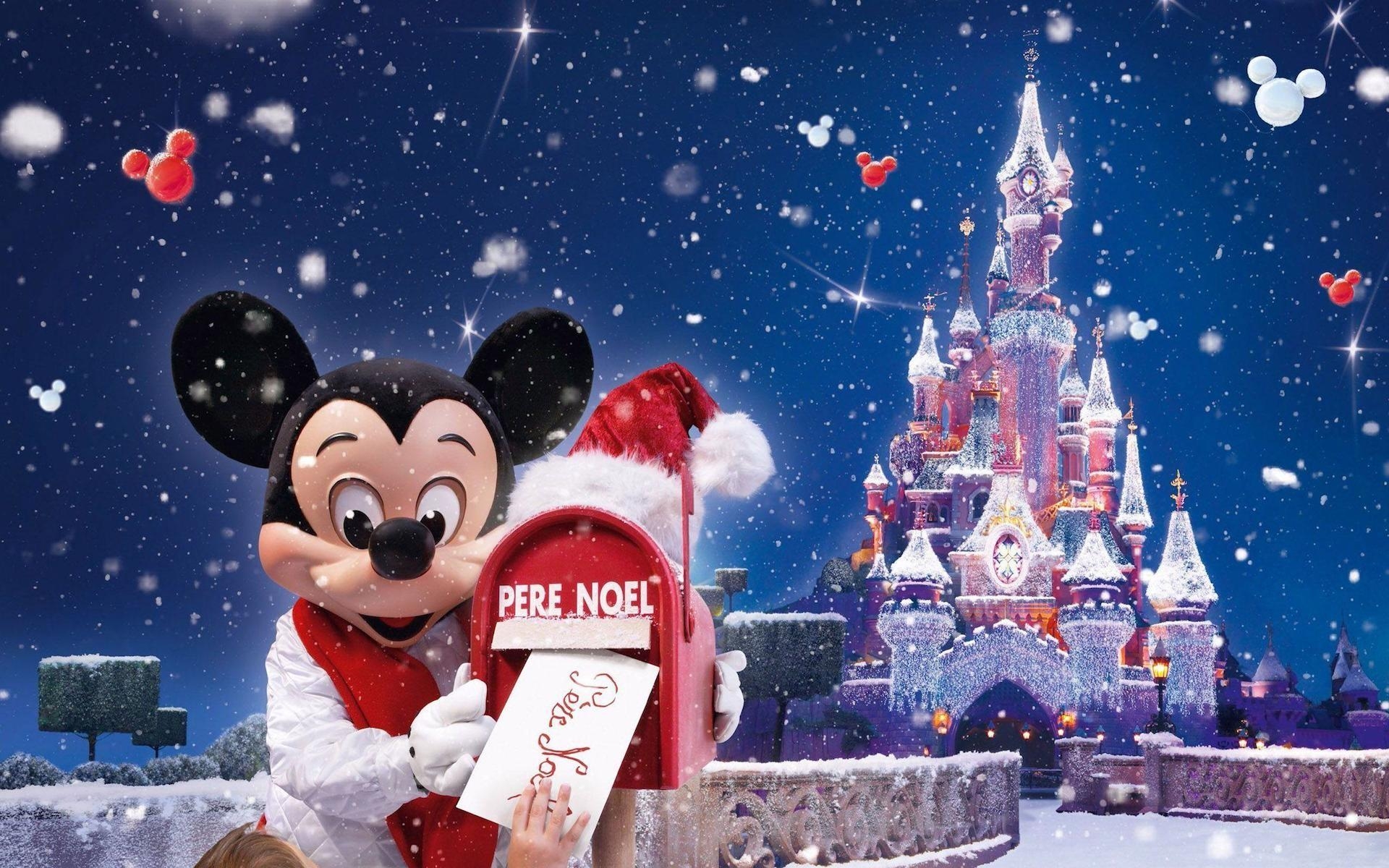 1920x1200 Mickey Christmas Wallpaper, Desktop