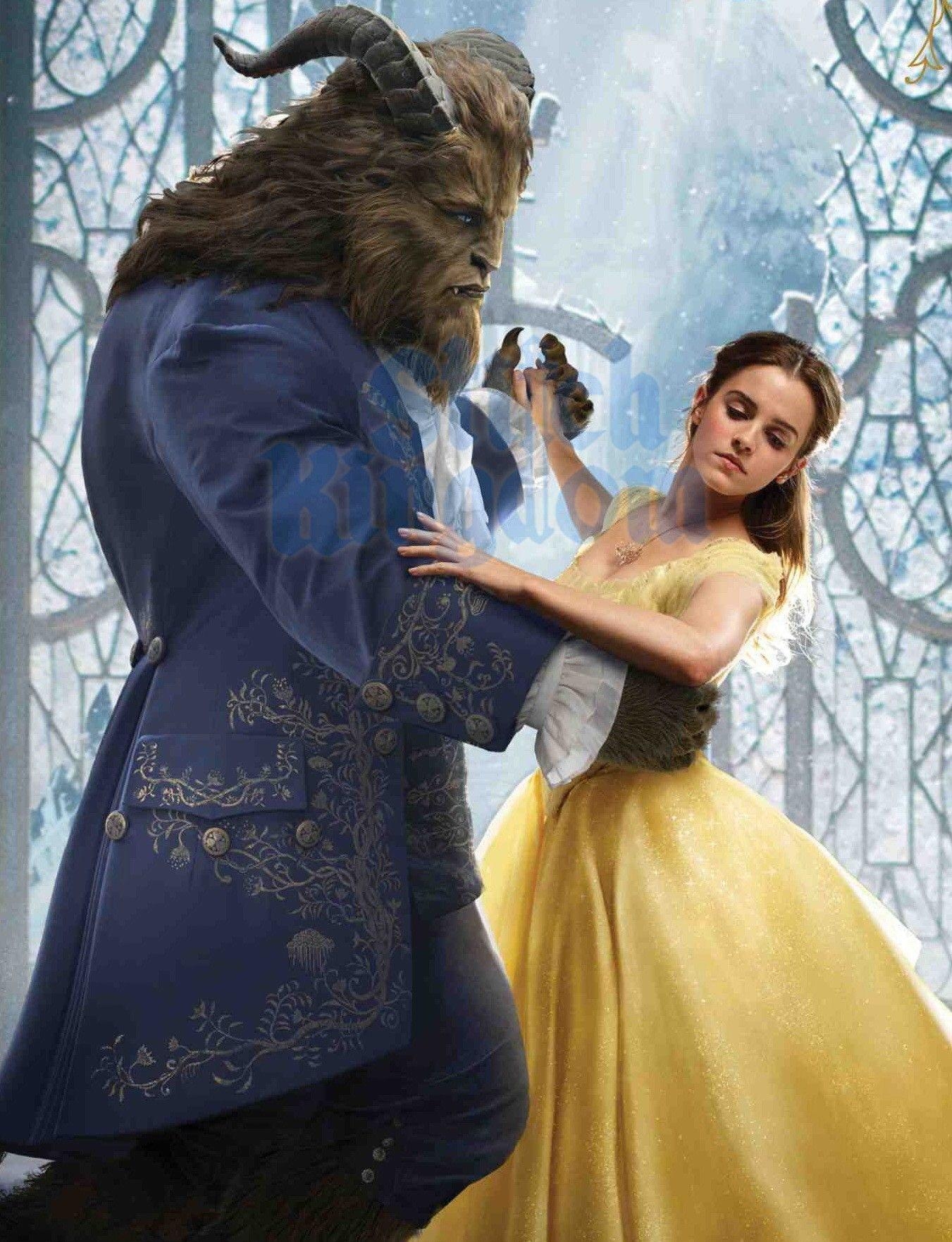 1360x1770 EmmaWatson & #DanStevens in Beauty and The Beast, Phone