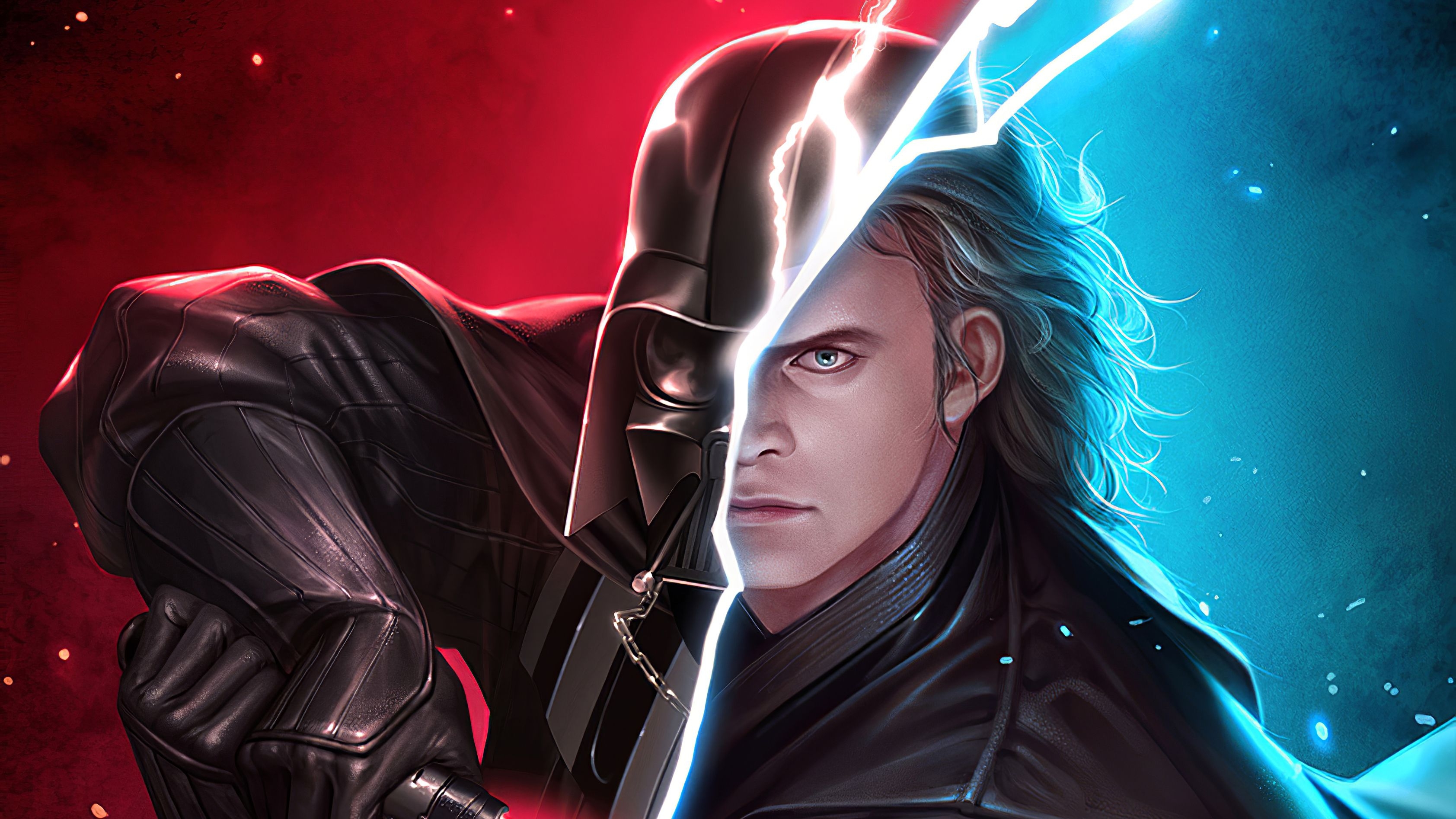 3370x1900 Wallpaper Anakin Skywalker, Darth Vader, Sith, Star Wars background, Desktop