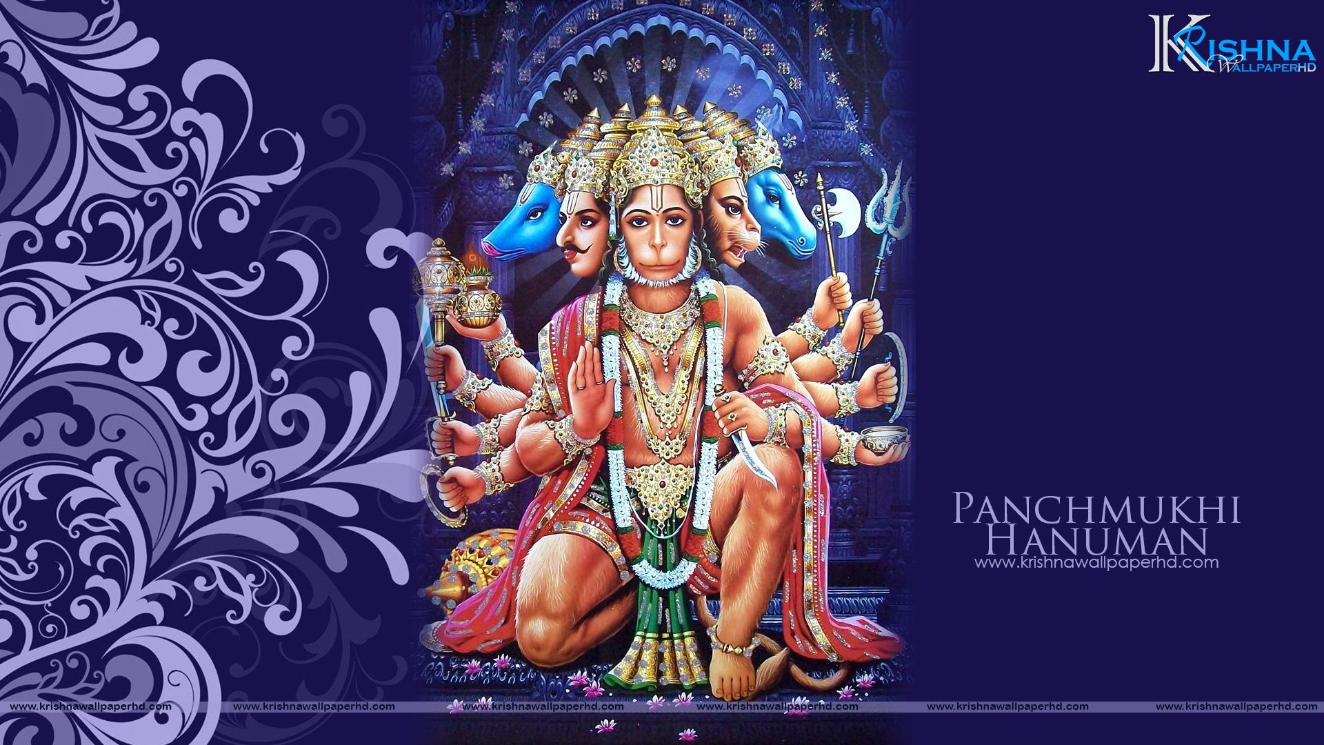 1920x1080 Panchmukhi Hanuman Wallpaper Full Size Wallpaper Hd Free, Desktop