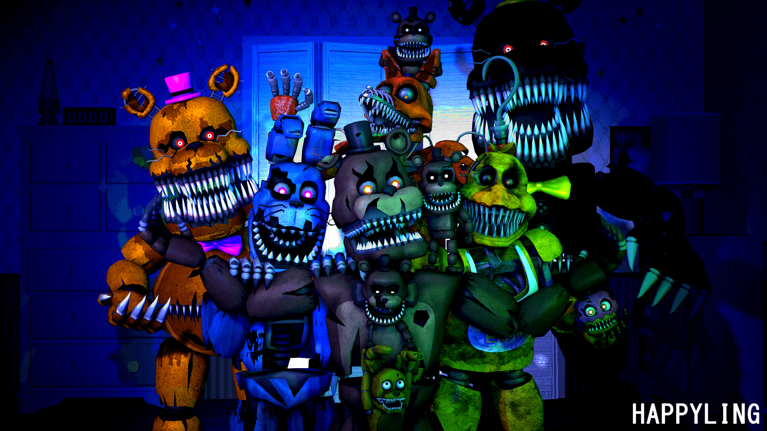 2560x1440 Funny Five Nights at Freddy's Wallpaper, Desktop