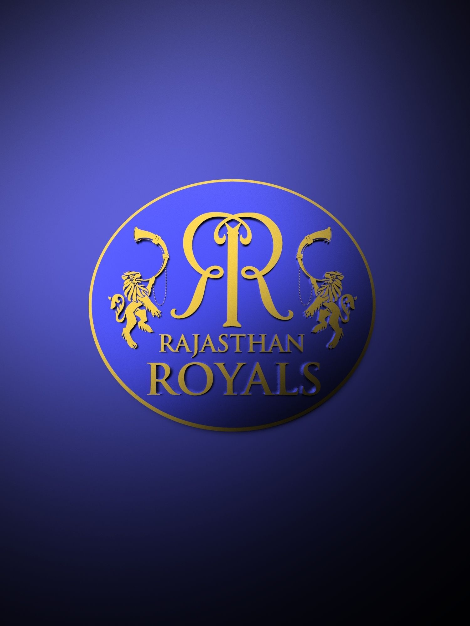 1500x2000 Rajasthan Royals IPL metallic logo poster painting. Ipl, Royal logo, Metallic logo, Phone