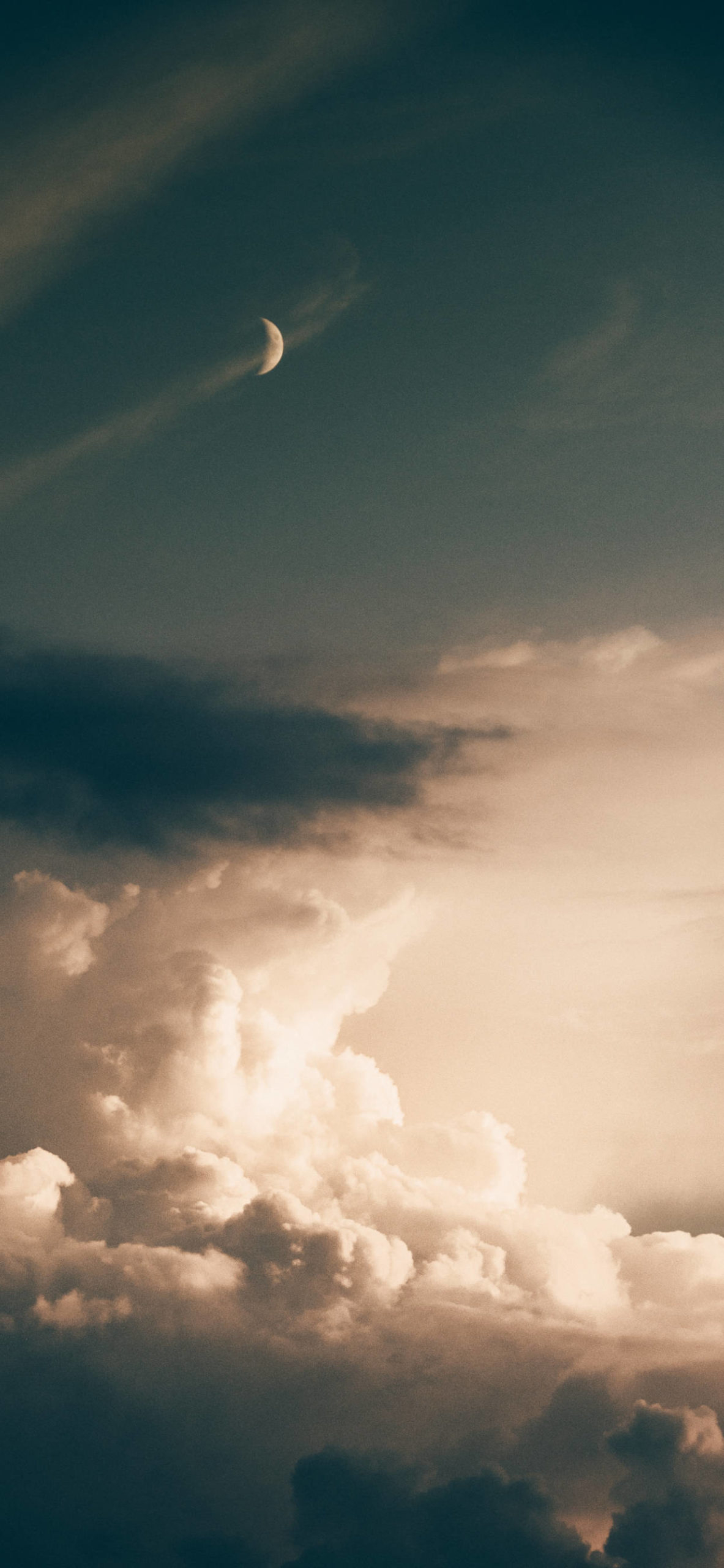 1190x2560 Clouds Wallpaper for iPhone Pro Max, Phone