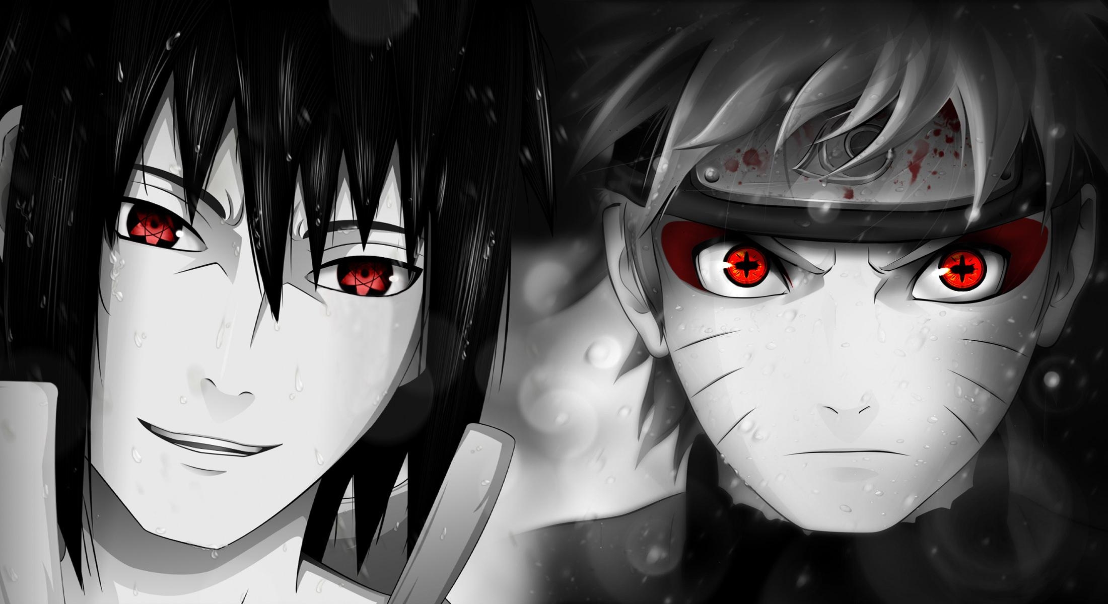 2200x1200 Sasuke Vs Naruto Battle Anime Wallpaper Free Wallpaper, Desktop