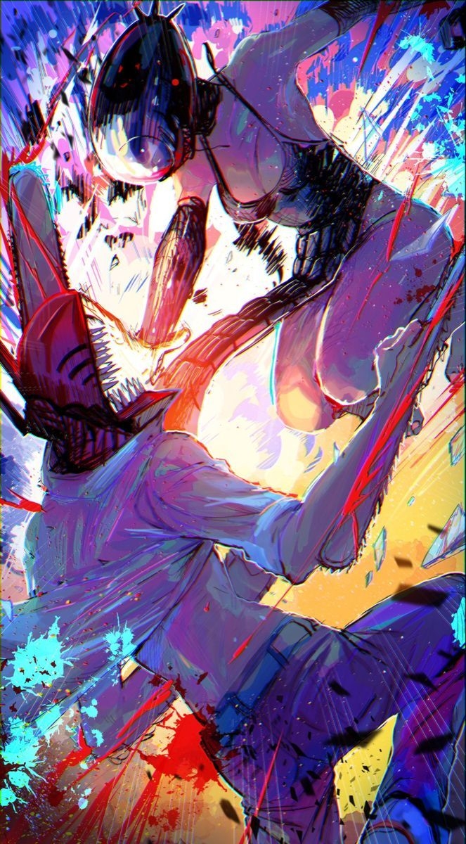 670x1200 logA on Twitter. Character art, Aesthetic anime, Chainsaw, Phone