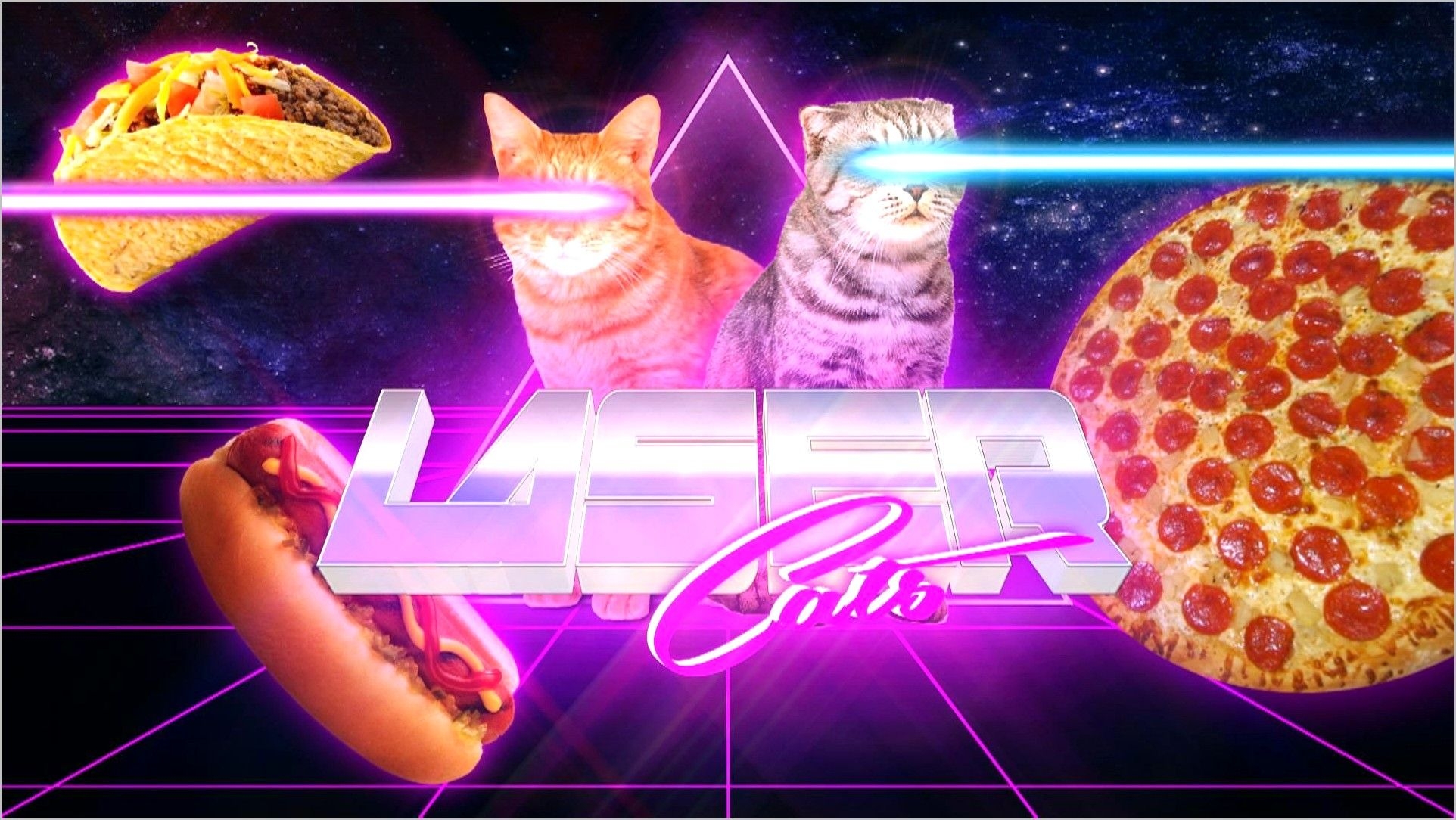 1930x1090 4k Wallpaper Cats Space, Desktop