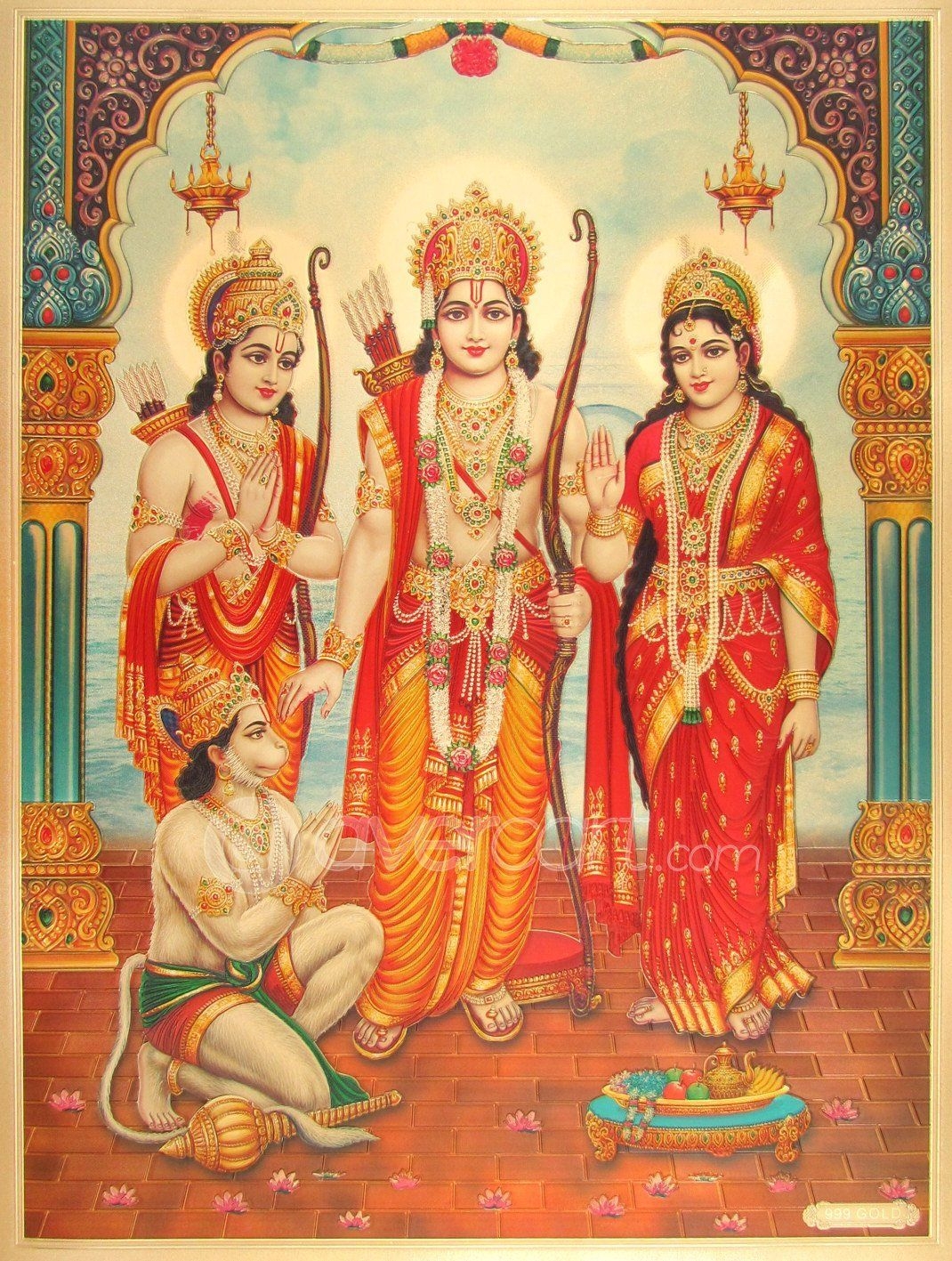 1070x1420 Sri Ram Darbar Vinta Ram HD Image Download, Download, Phone