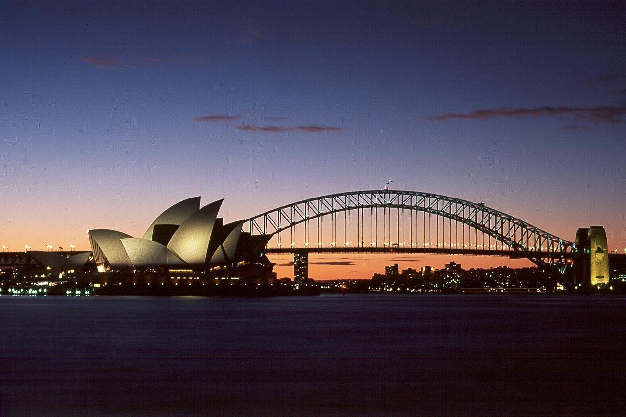 1280x860 Bridges: Opera House Bridge Night Australia Sydney Desktop, Desktop