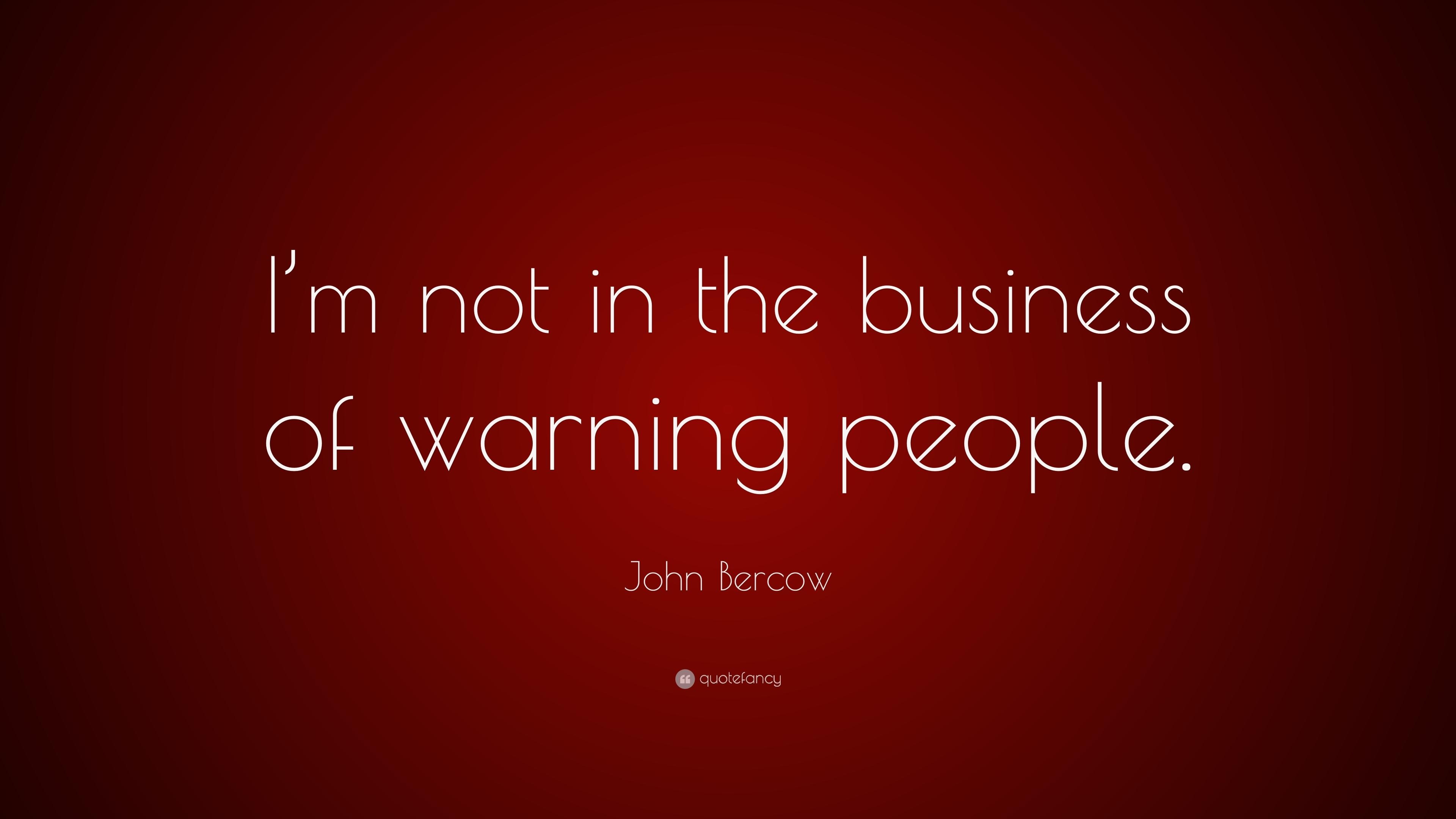 3840x2160 John Bercow Quote: “I'm not in the business of warning people.” 7, Desktop