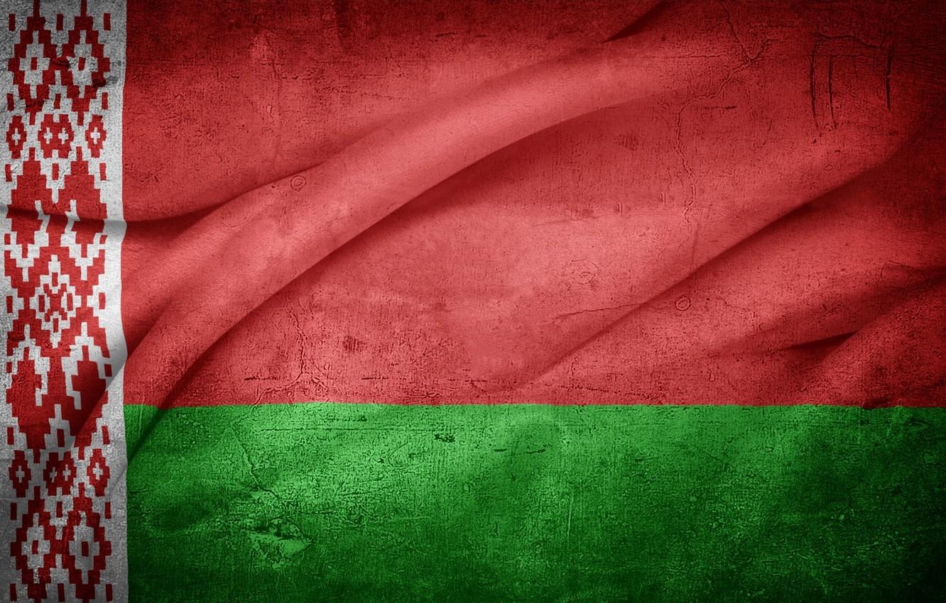 1340x850 Wallpaper pattern, wave, flag, bending, symbol, ornament, Belarus, Desktop