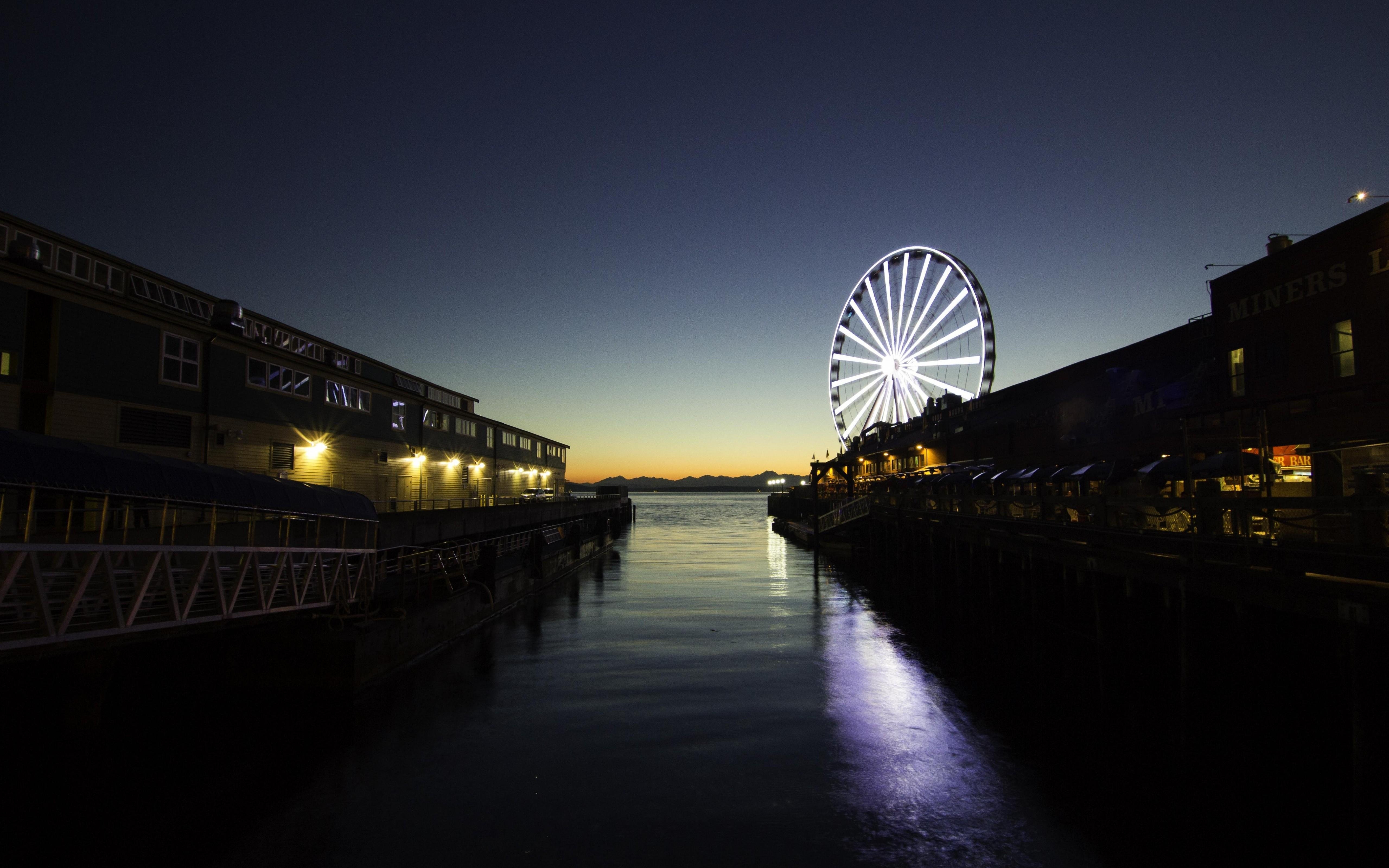 5120x3200 Ferris Wheel At The Harborpic I Took Wallpaper - [], Desktop