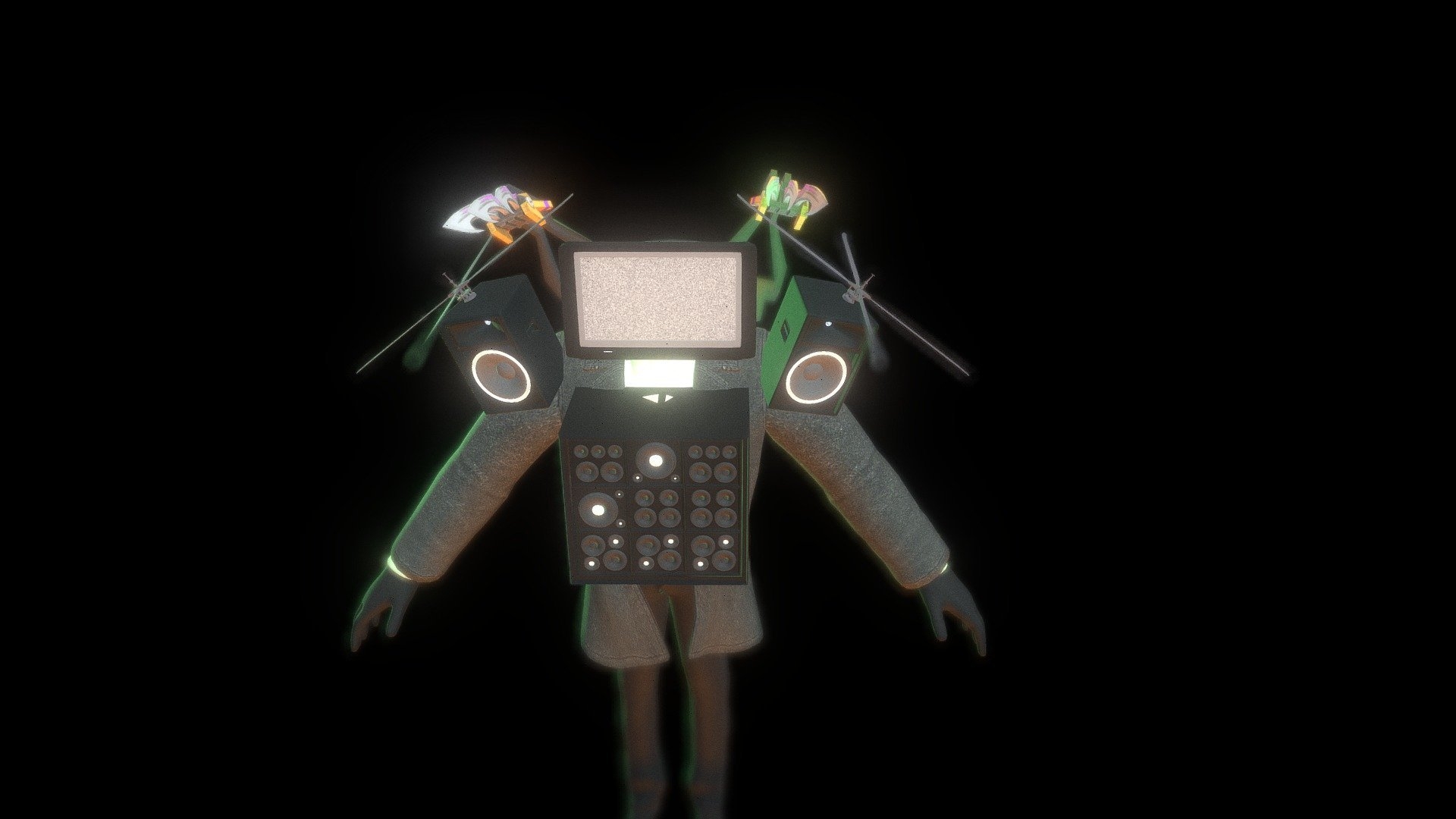 1920x1080 Titan TV Man (Remastered) model by BeastMan [8b7f2ce], Desktop