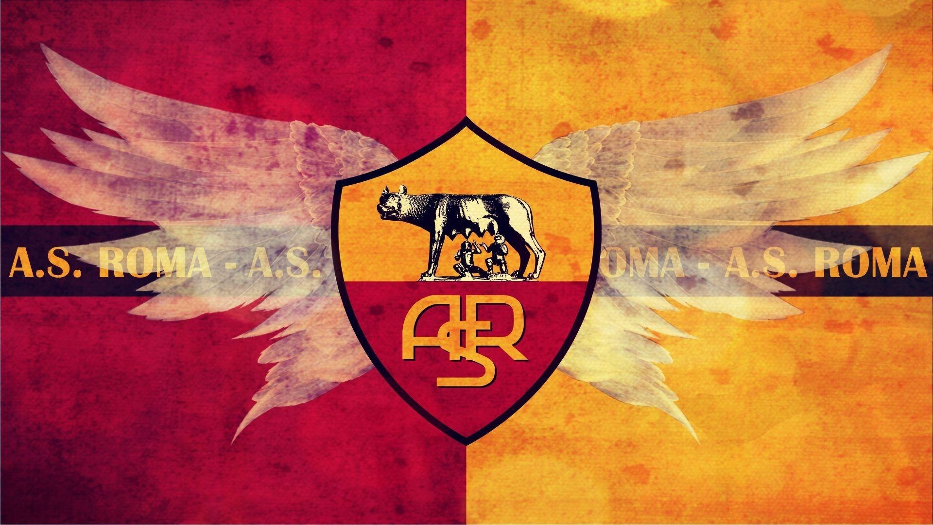 1920x1080 As Roma Logo Wallpaper Free Download, Desktop