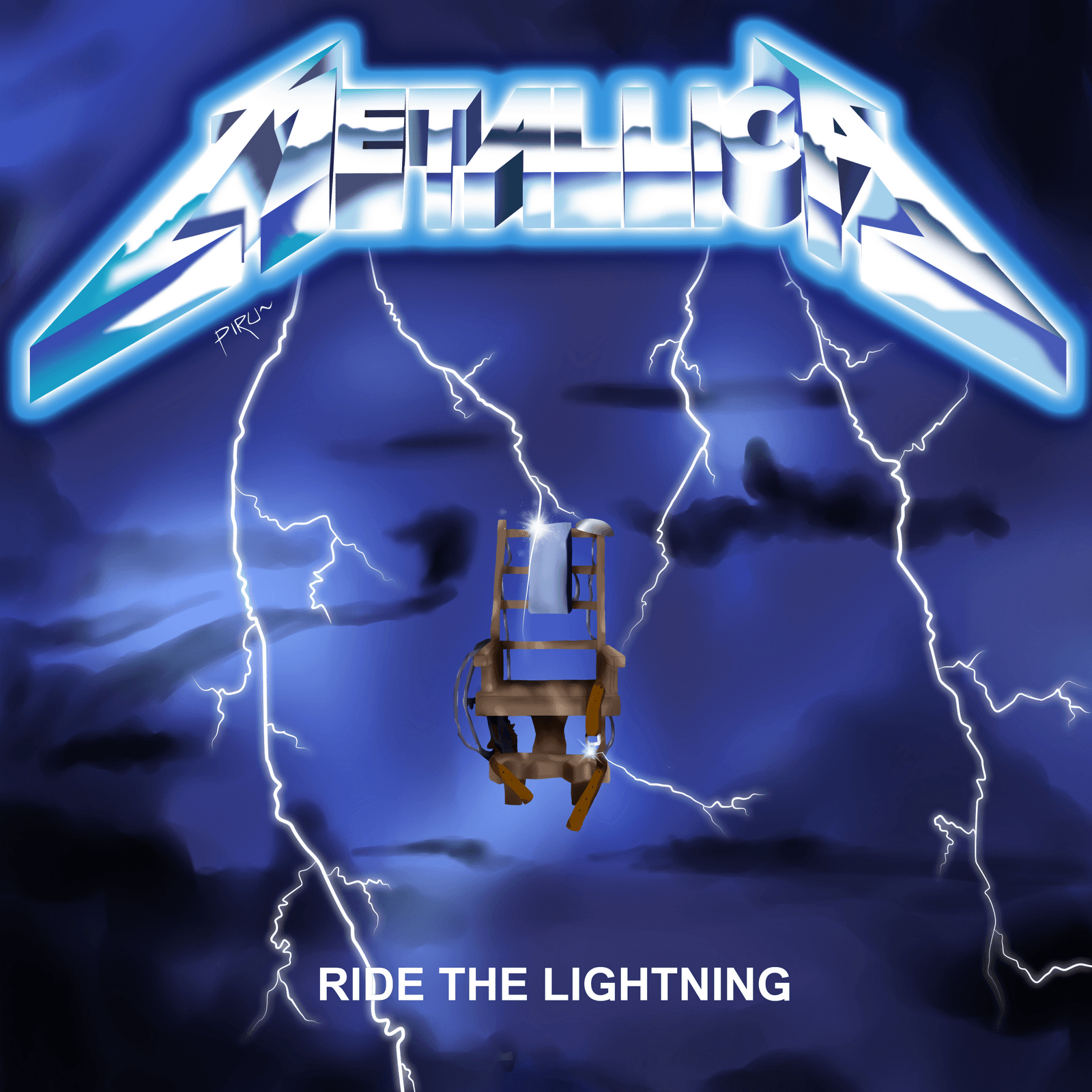 1600x1600 Metallica Ride The Lightning Wallpaper Desktop. Ride the lightning, Metallica, Rock band posters, Phone