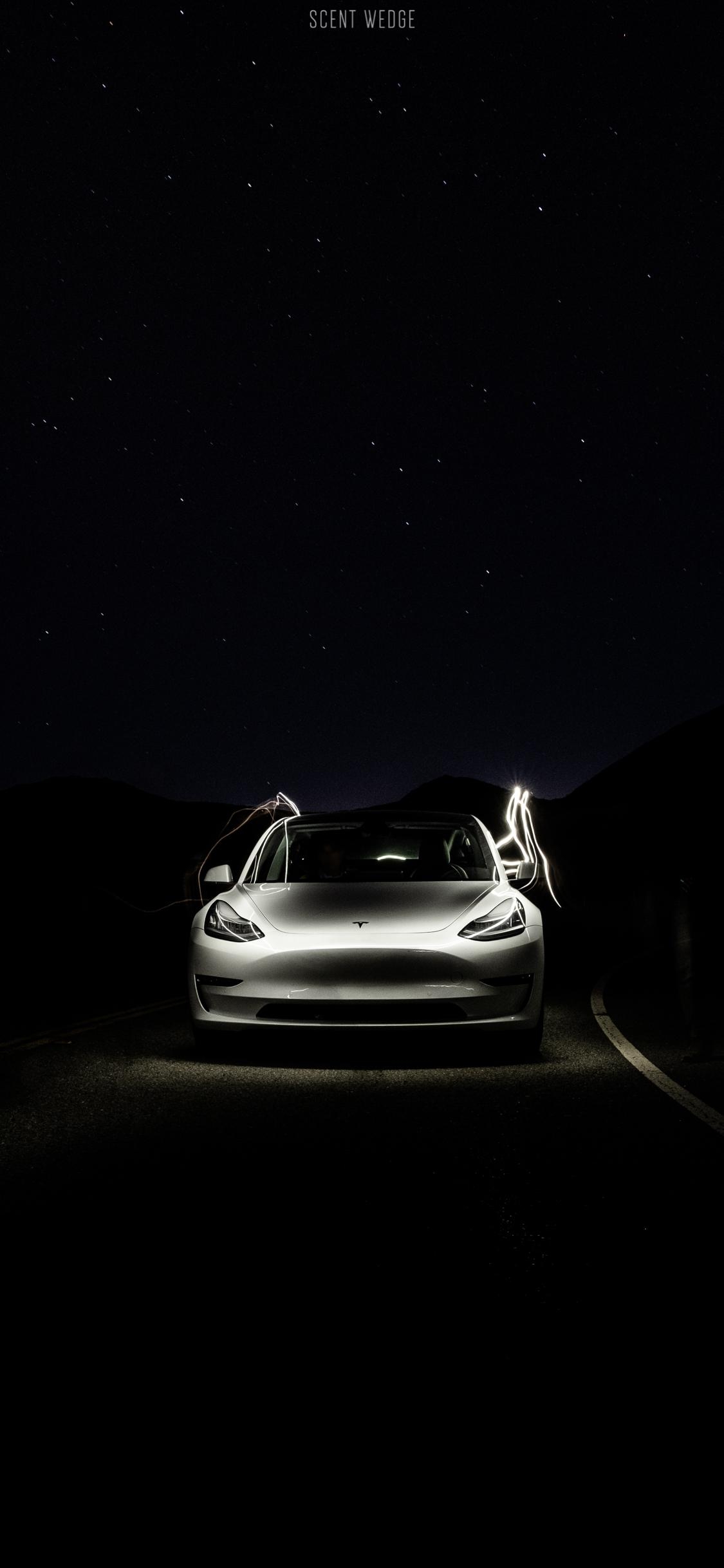 1130x2440 Model 3 Wallpaper, Phone