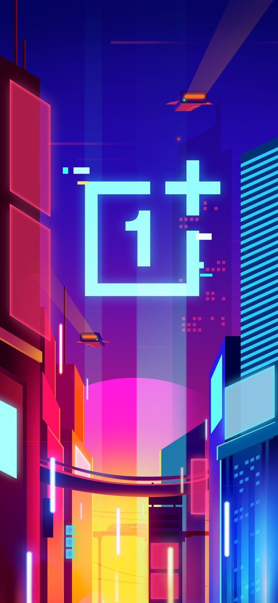 950x2050 Download new OnePlus wallpaper w/ colorful new logo, Phone