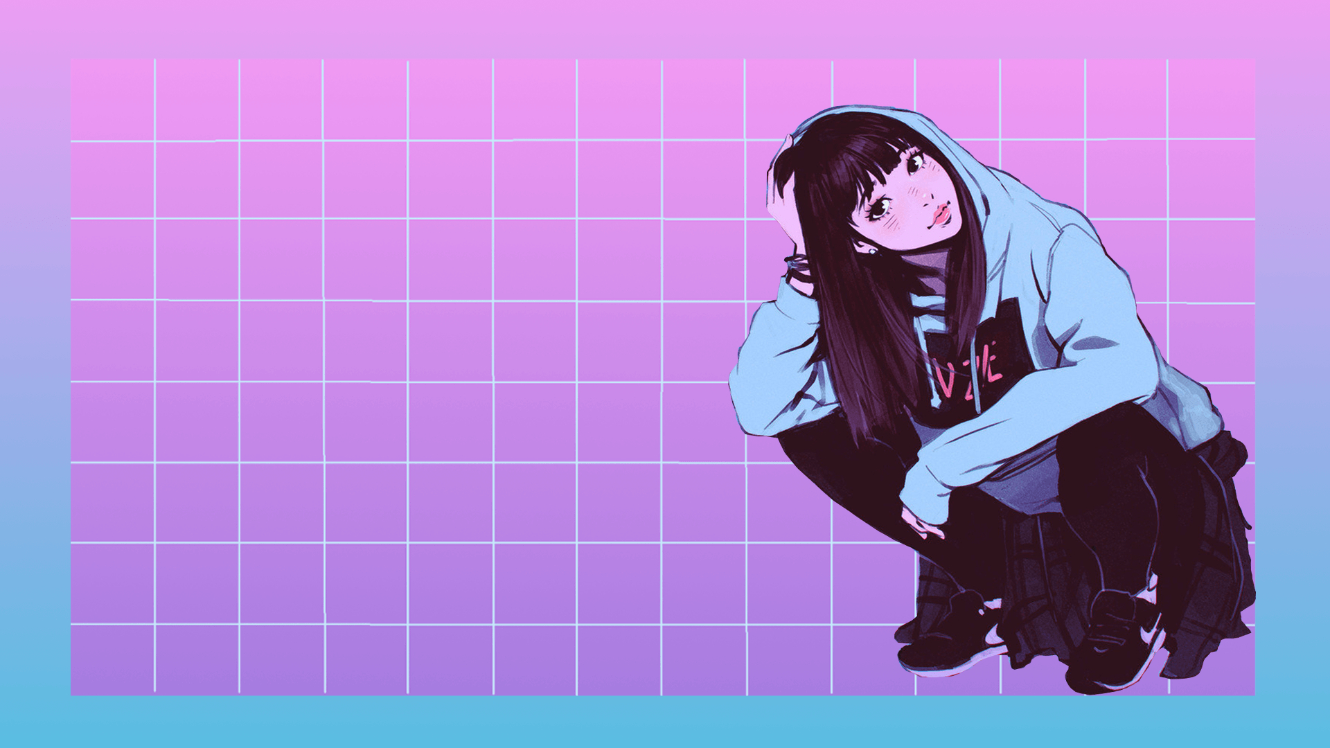 1920x1080 Aesthetic Anime Girl Wallpaper Free Aesthetic Anime Girl, Desktop