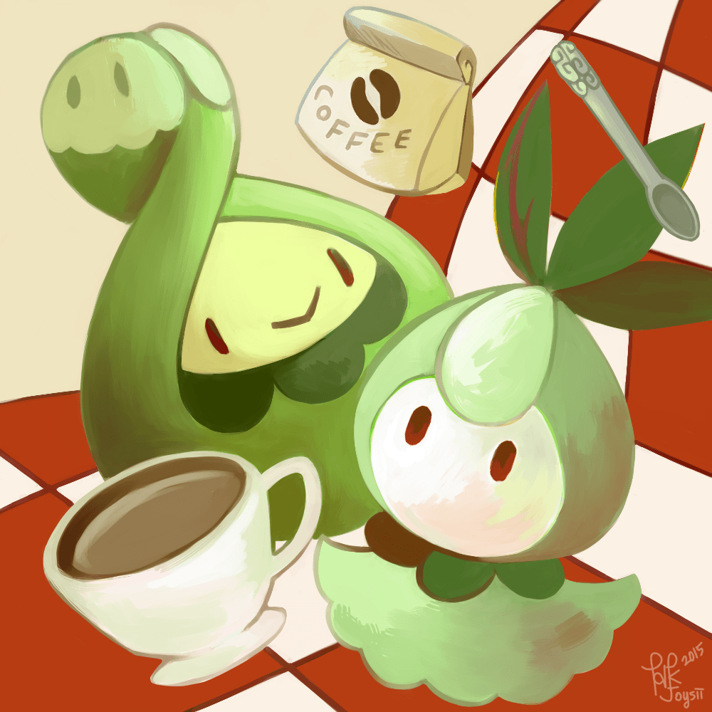 1000x1000 Budew and Petilil by Joysii. Pokemon. Pokémon and Nintendo, Phone