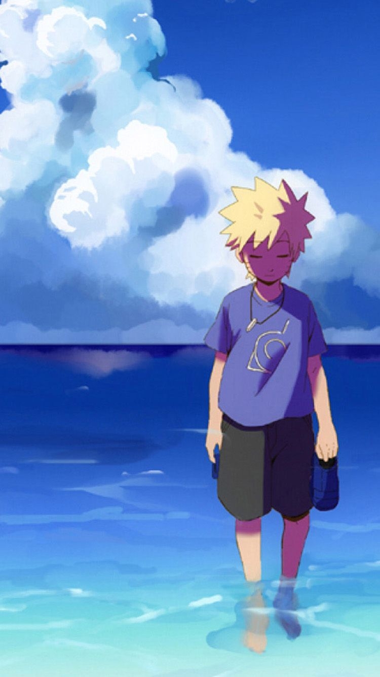 750x1340 Free download Naruto iPhone Wallpaper Naruto seaside, Phone