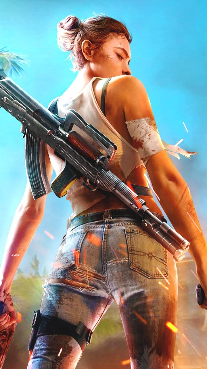 720x1280 Free Fire girl Wallpaper, Phone