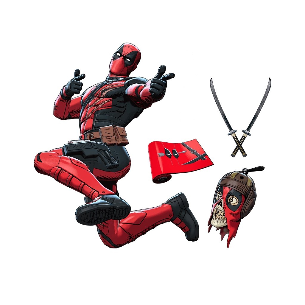 1030x1030 Deadpool (Pen & Ink) Fortnite wallpaper, Phone