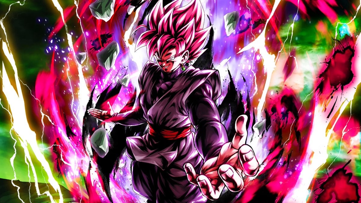 1200x680 Hydros Saiyan Goku Black (Rose) Character Art + 4K PC Wallpaper + 4k Phone Wallpaper! #DBLegends #DragonBallLegends, Desktop