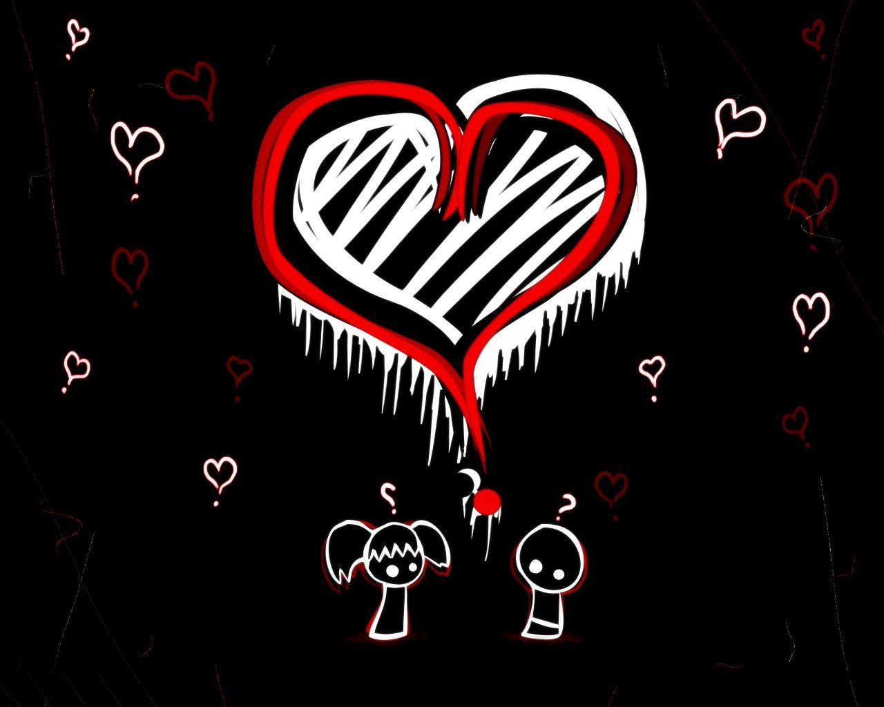 1280x1030 Cute Emo Wallpaper, Desktop