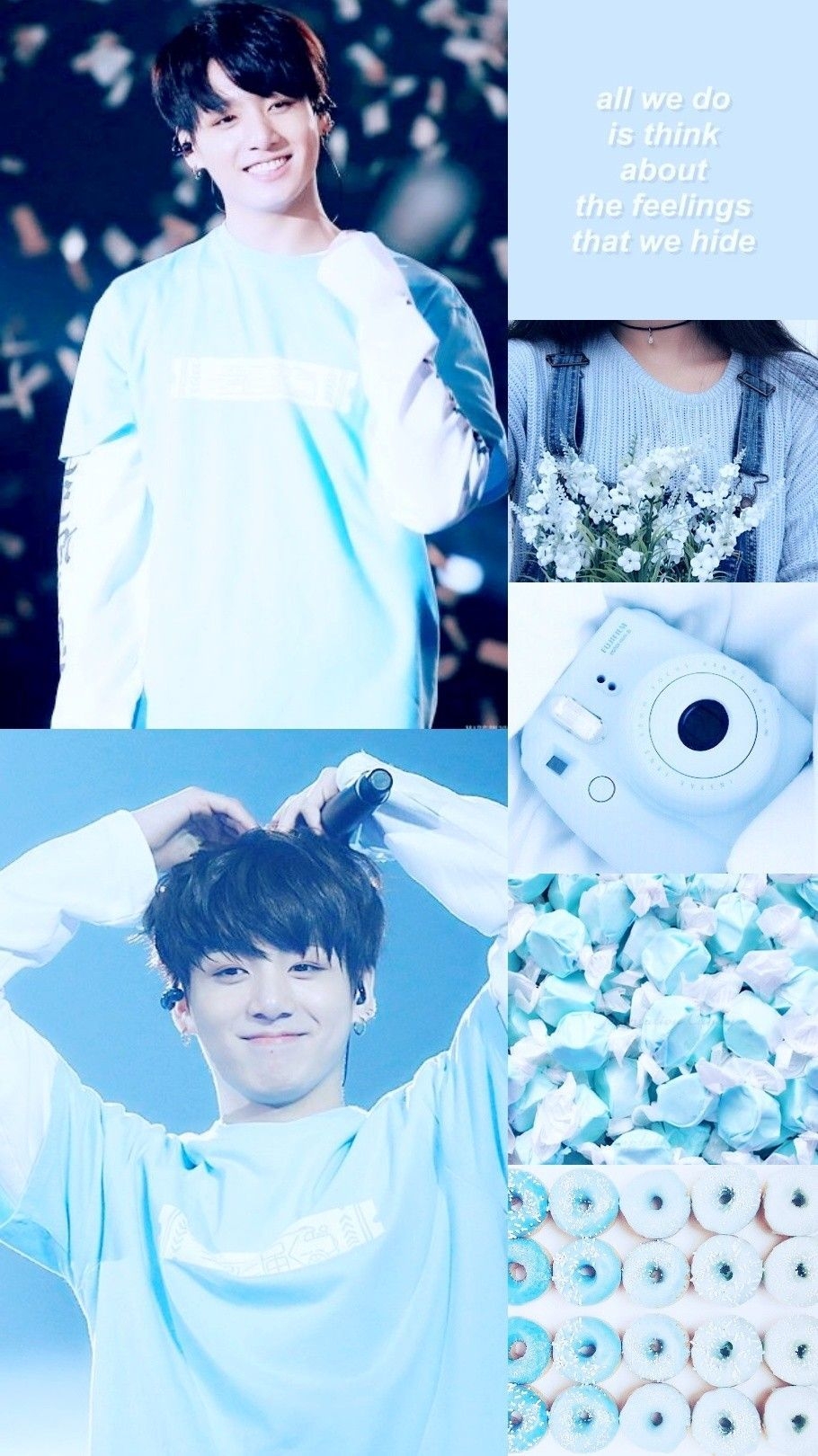 910x1620 Jungkook blue aesthetic. Bingkai foto, Fotografi, Phone