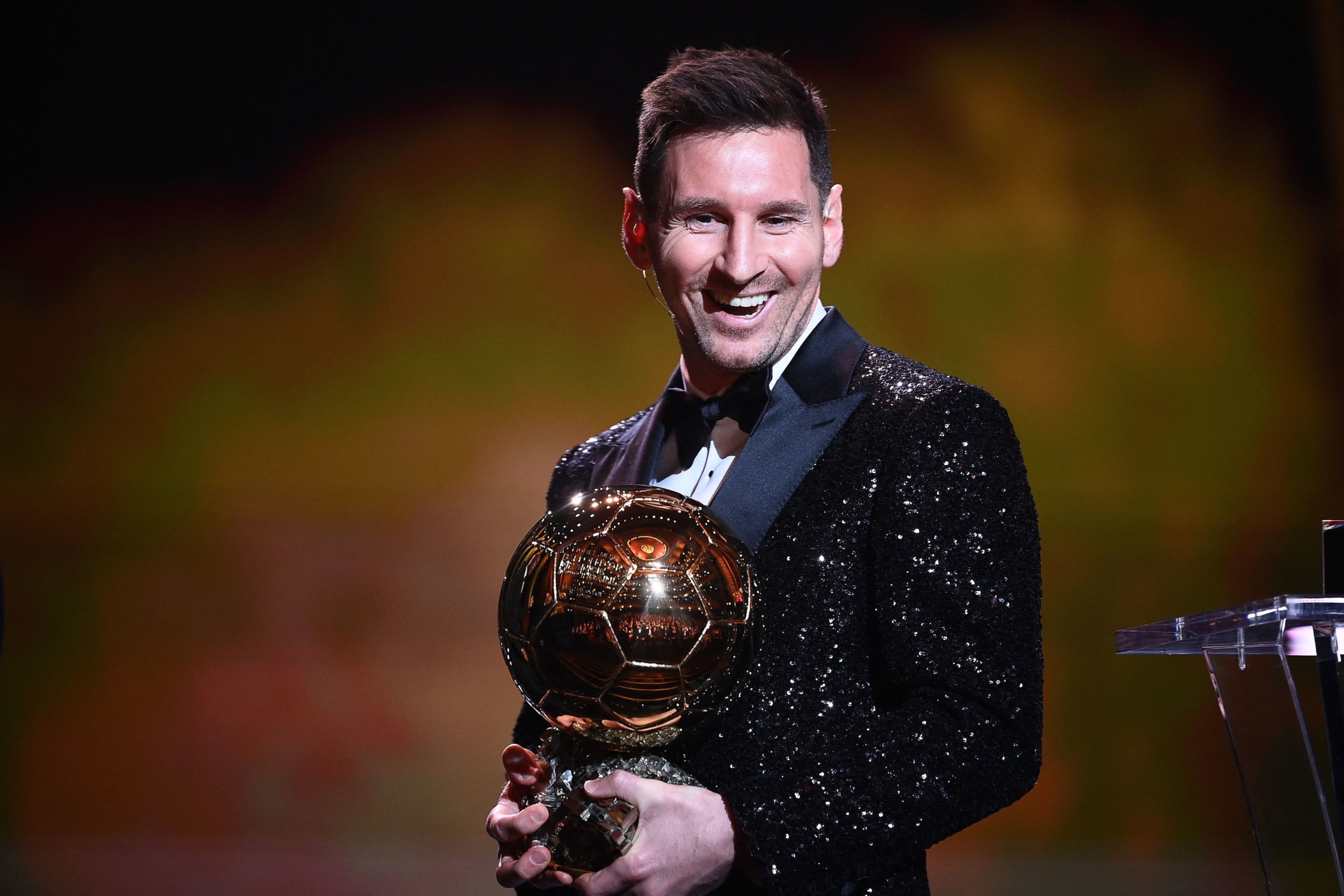 4100x2740 Leo Messi 2021 Ballon d'Or wallpaper, Desktop