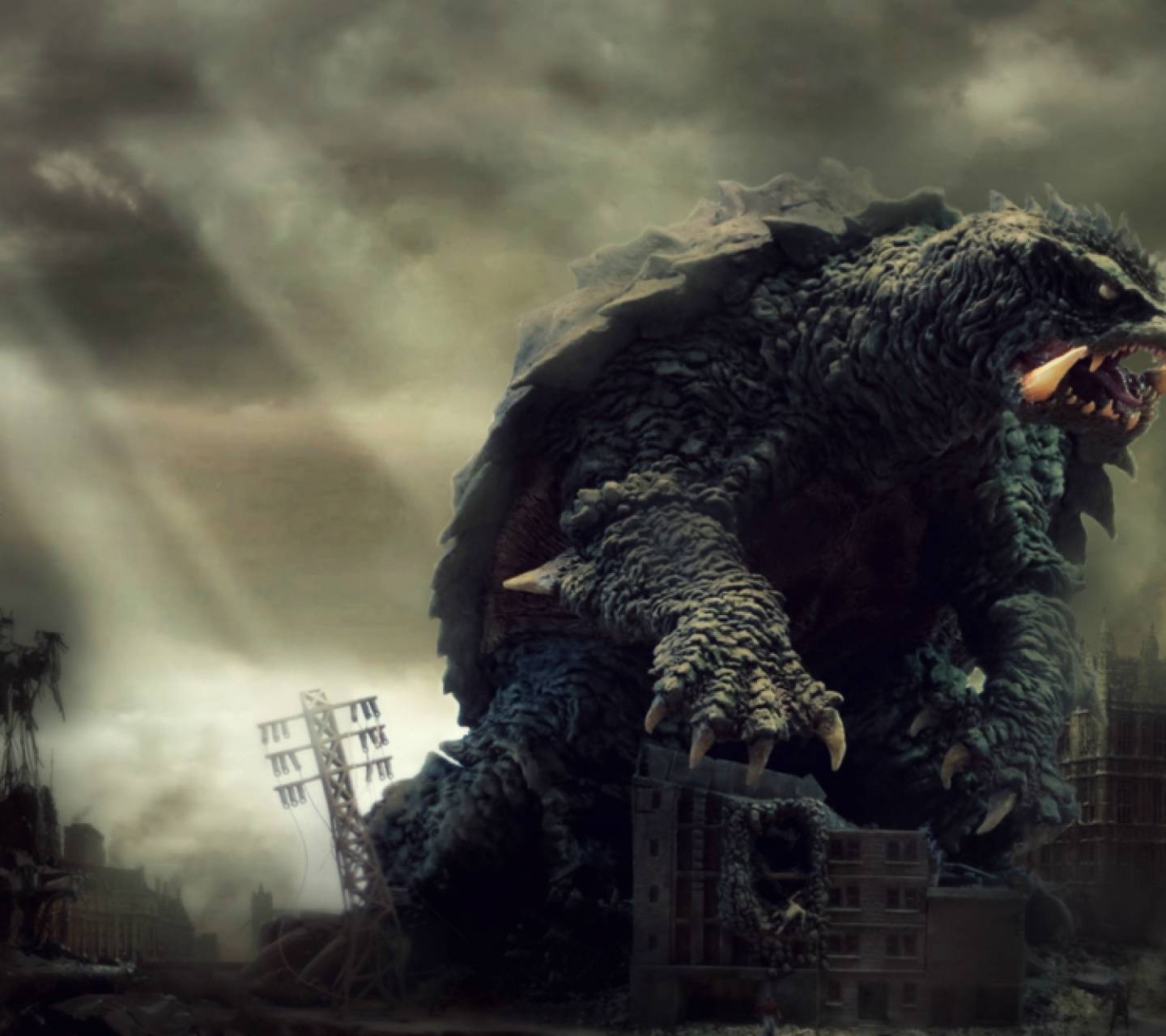 1440x1280 Gamera the Turtle wallpaper, Desktop