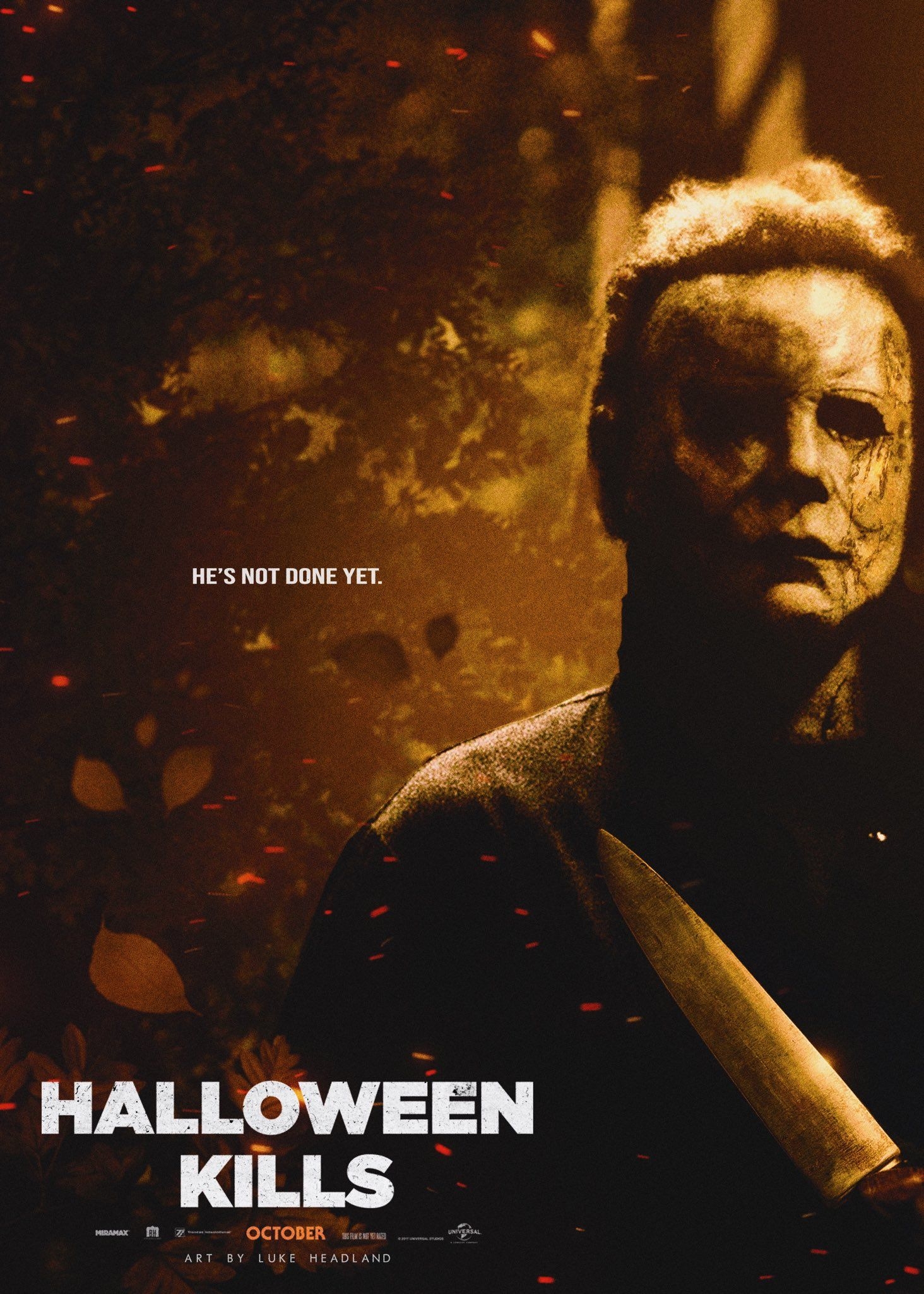 1470x2050 Halloween Kills (2021) [1464 2048] by Luke Headland. Upcoming horror movies, Michael myers halloween, Halloween movie poster, Phone