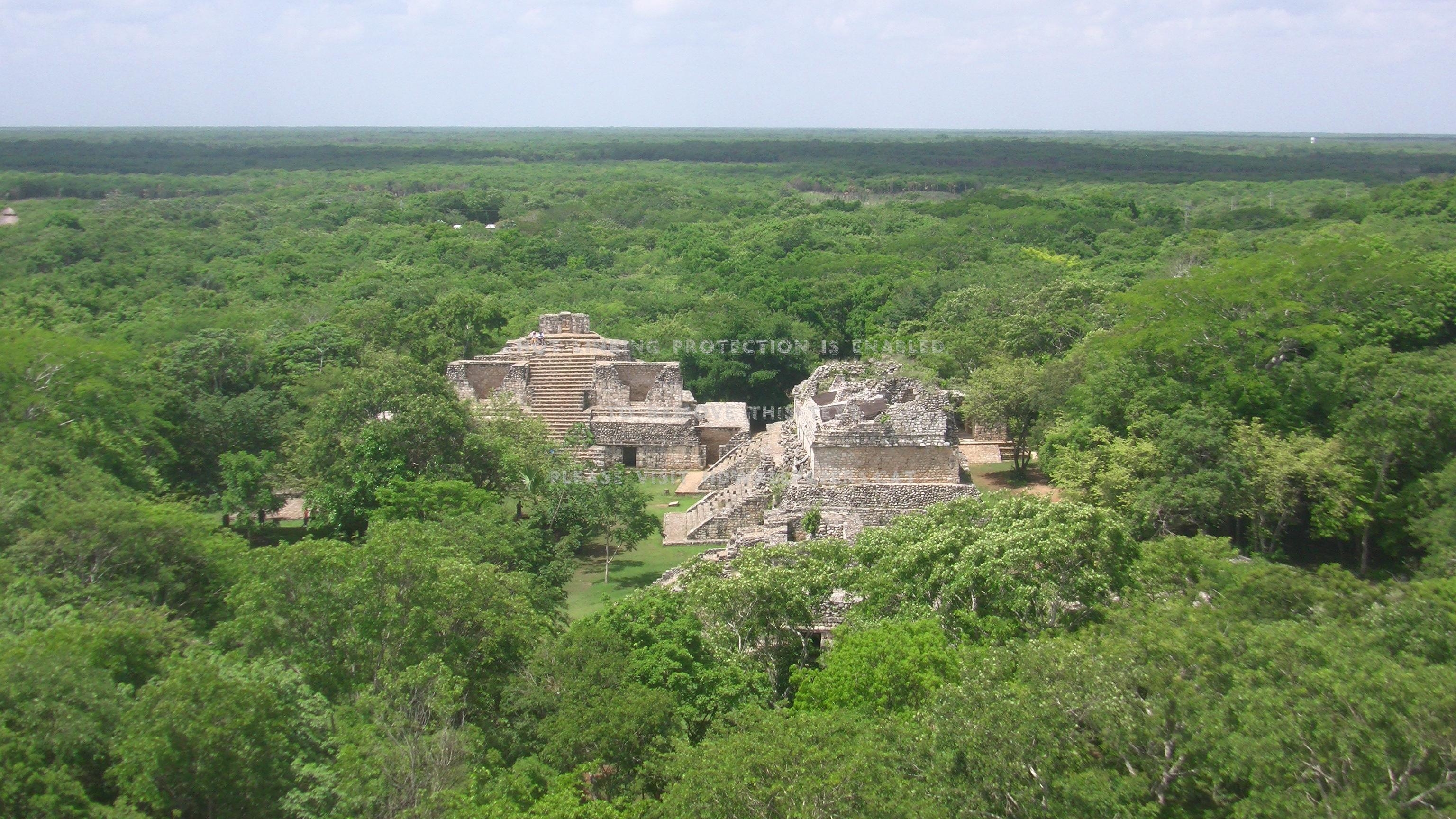 3080x1730 ek balam mayan forest yucatan peninsula, Desktop